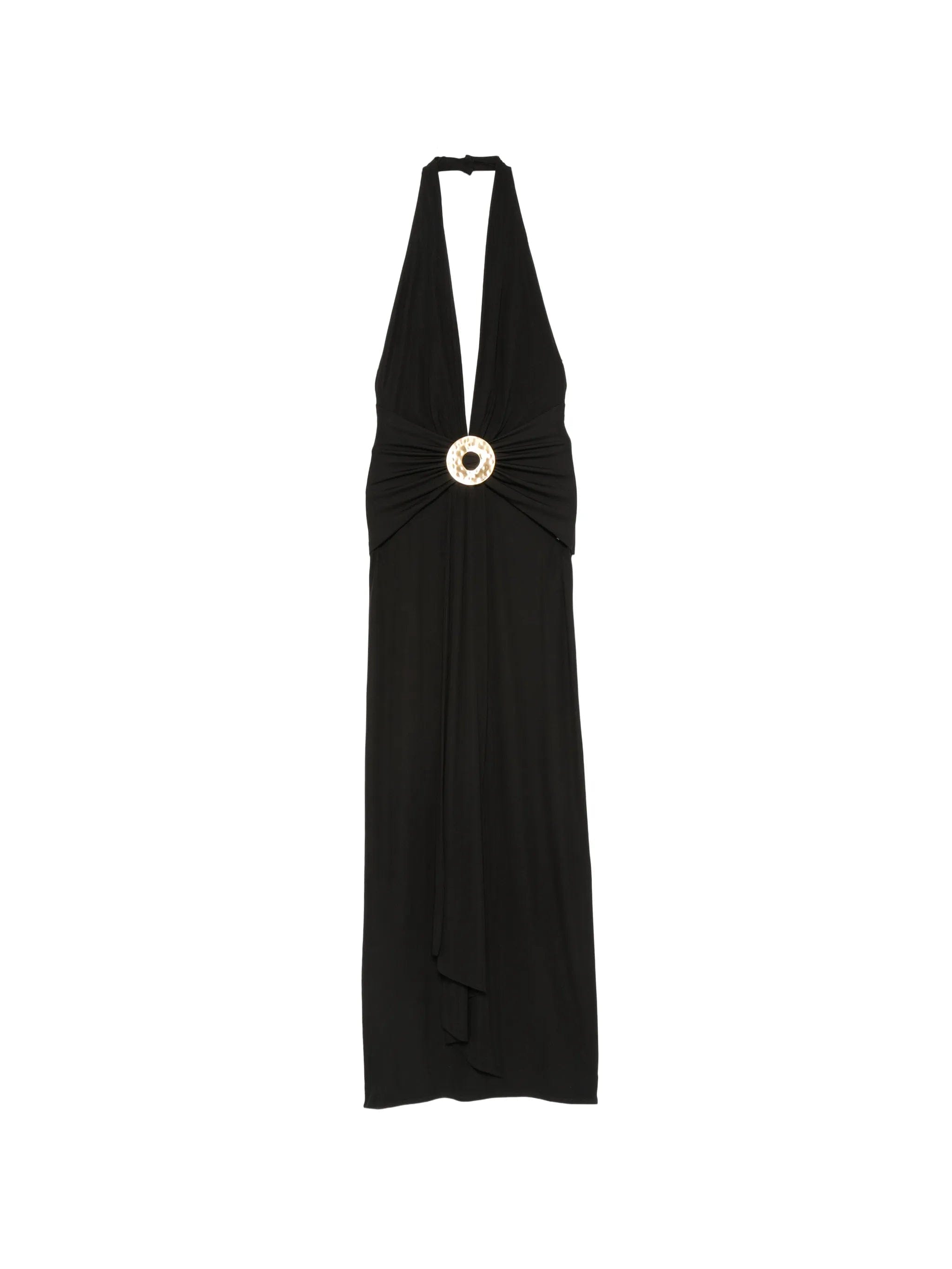 Cult Gaia hammered - ring halterneck dress
