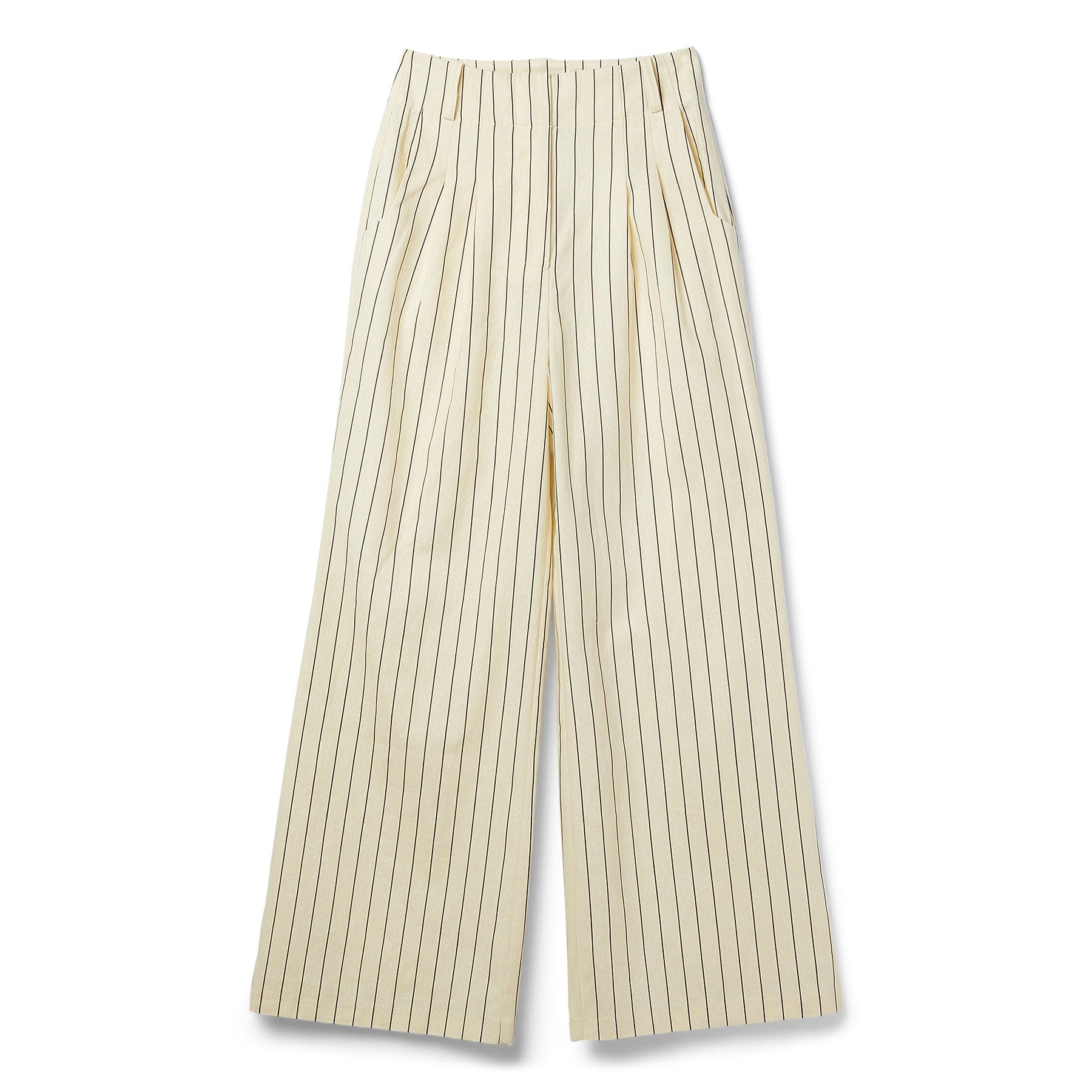 Simon Miller Bloo Linen Pant (Cream pinstripe)