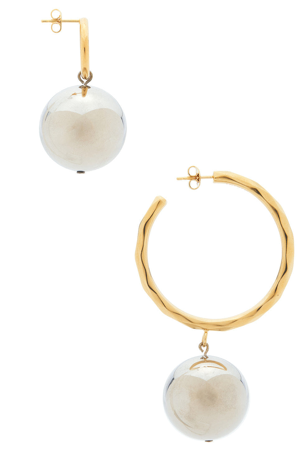 Isabel Marant Asymmetric Hoop Earrings