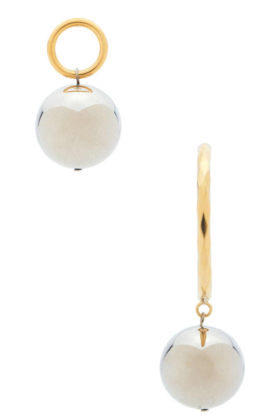 Isabel Marant Asymmetric Hoop Earrings