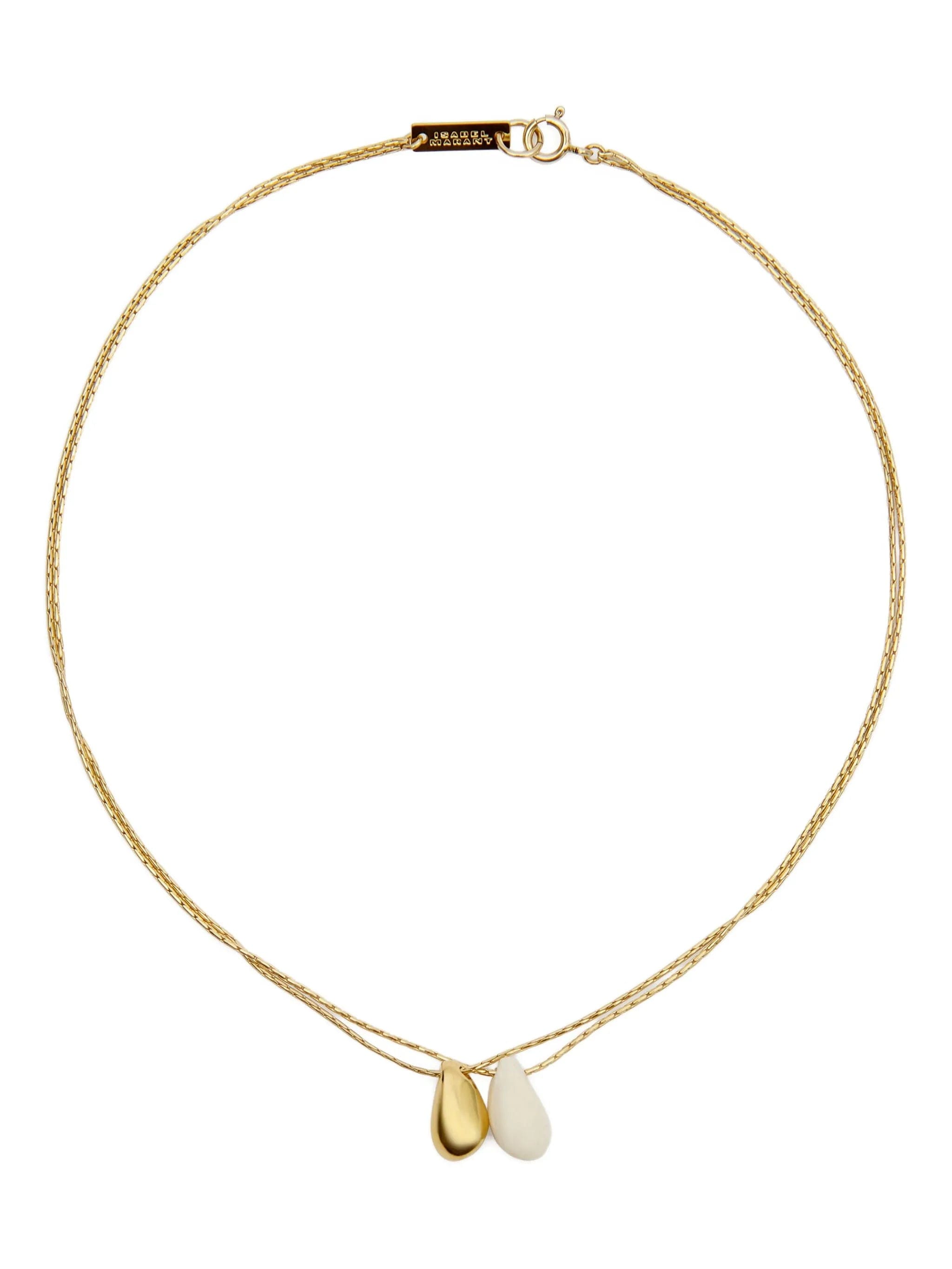 Isabel Marant Imala double - chain necklace