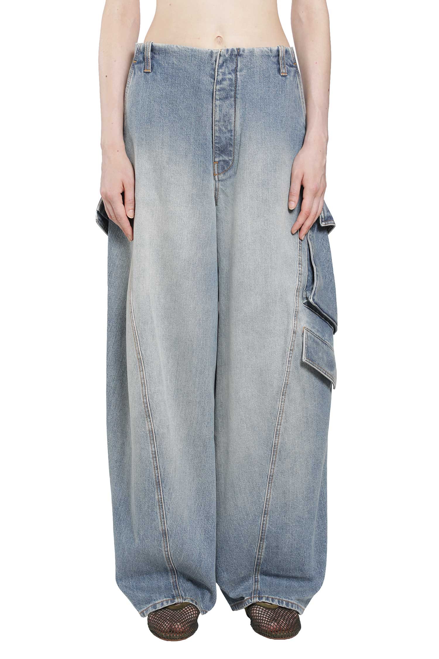 Alaia Denim Cargo Pants