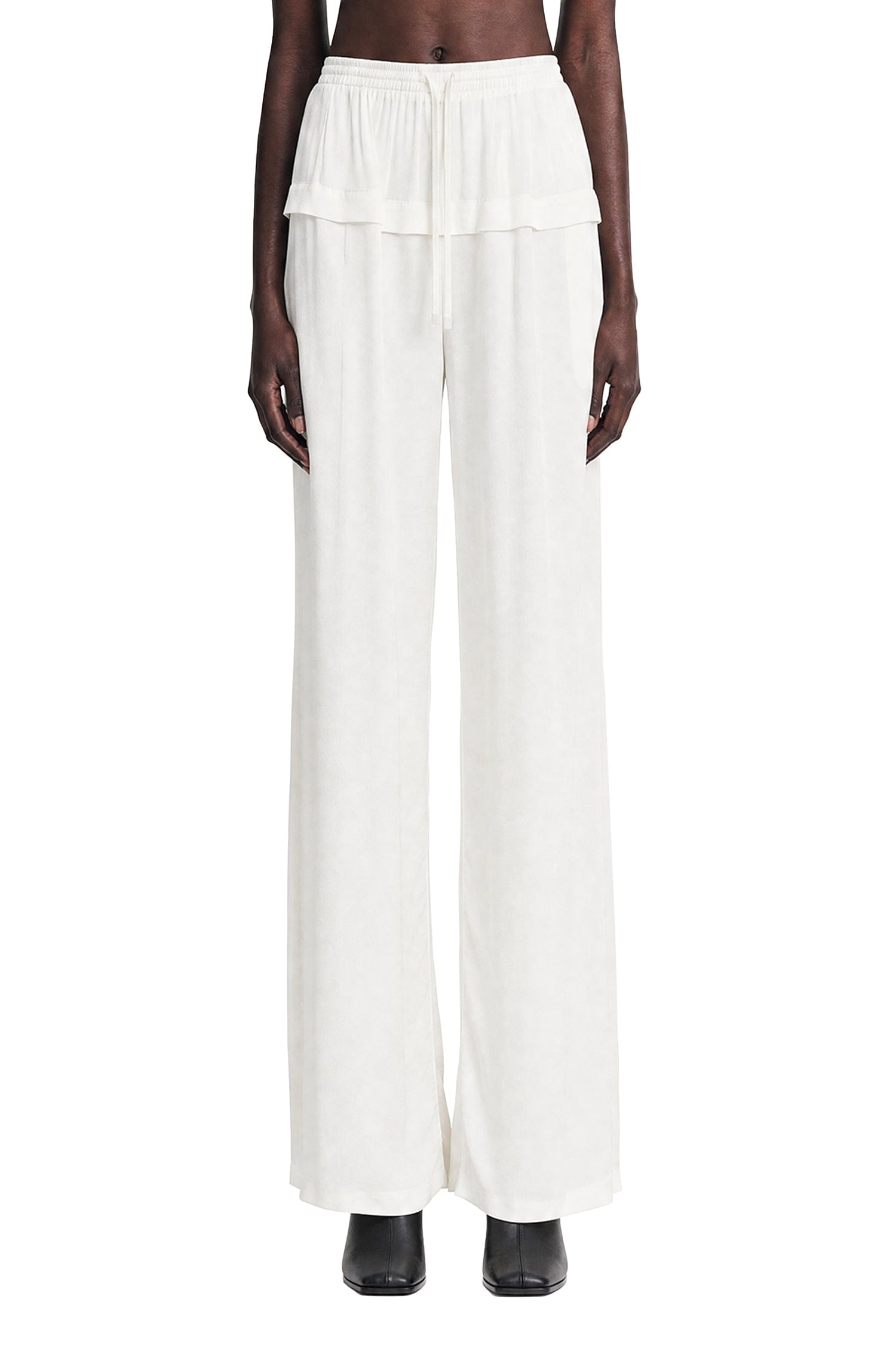Alaia Peplum Viscose Cady Pants