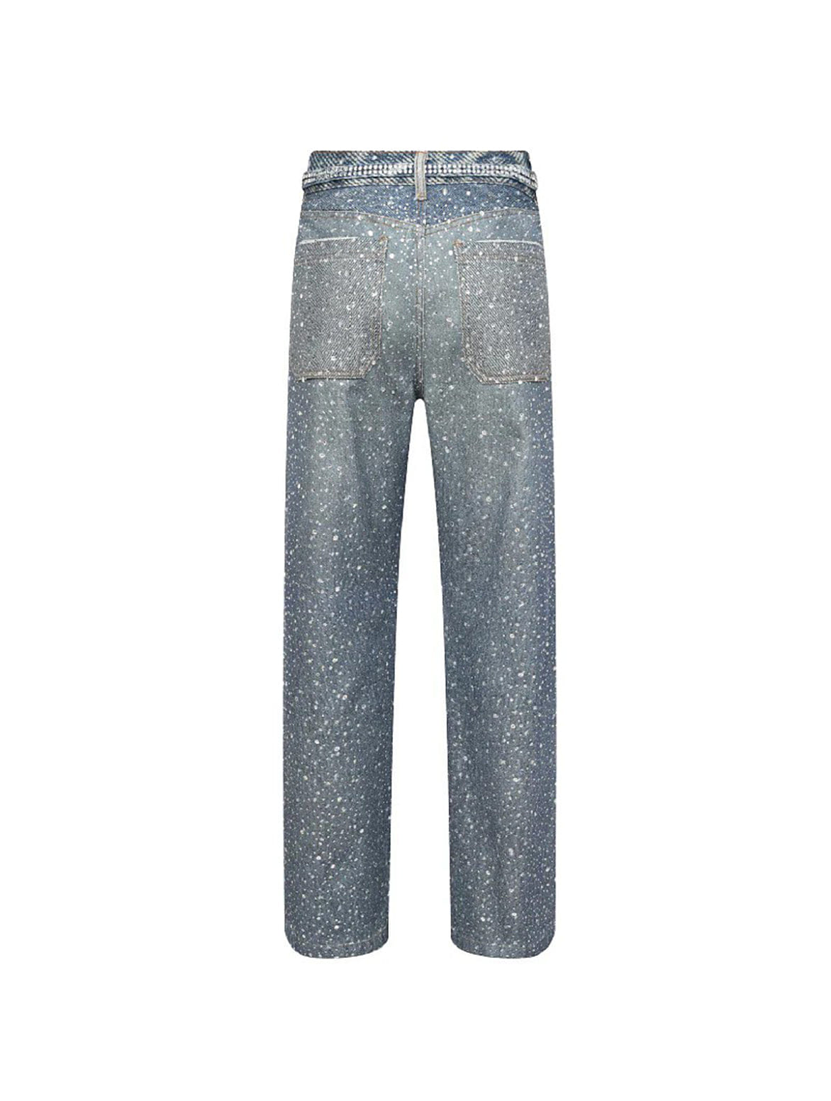 BIRTH of ROYAL CHILD 20K SWAROVSKI DIAMOND BORO DENIM - BLUE