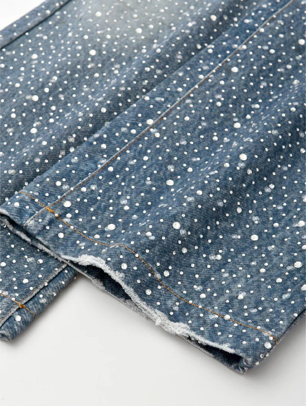 BIRTH of ROYAL CHILD 20K SWAROVSKI DIAMOND BORO DENIM - BLUE