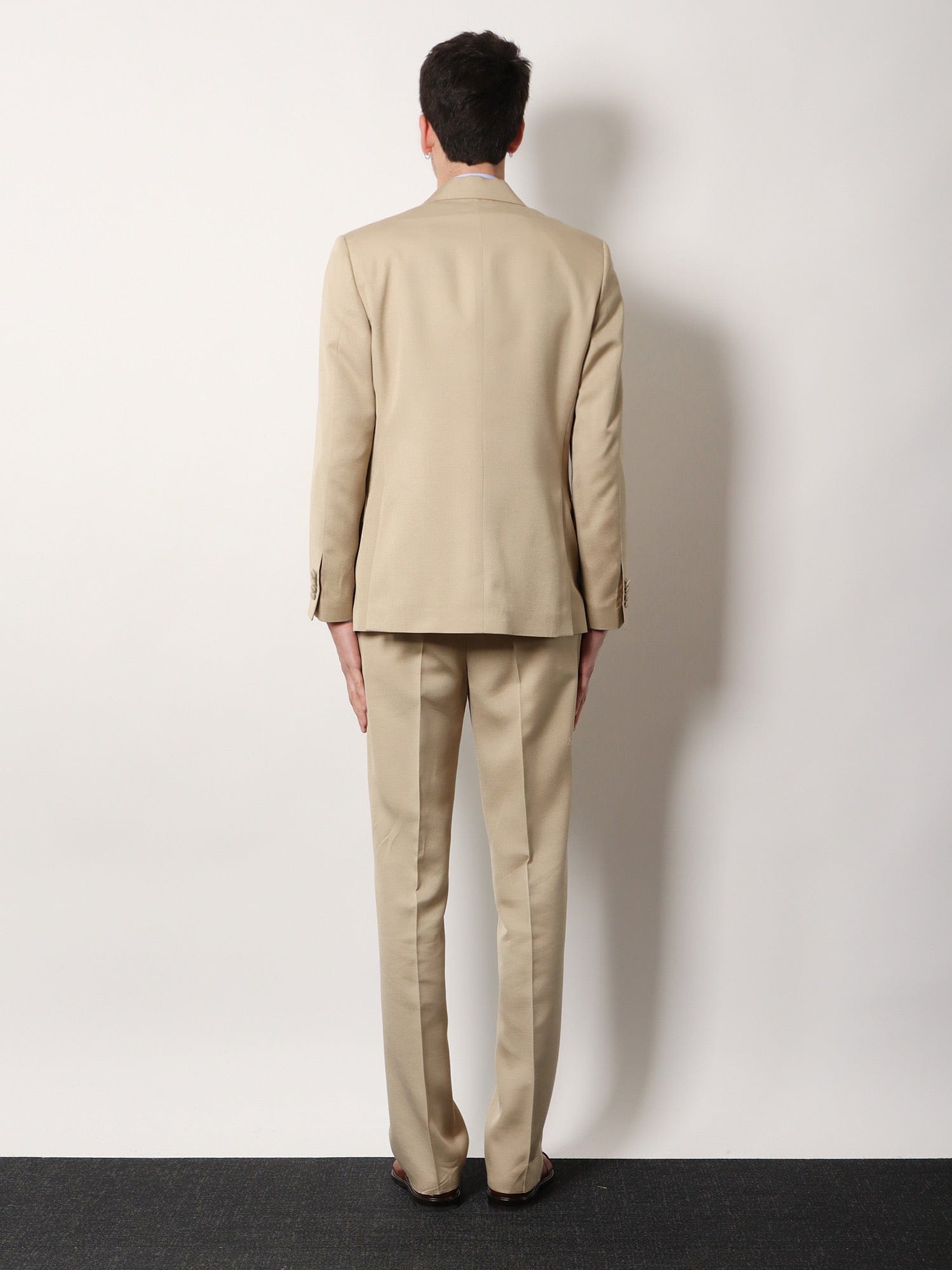 Lardini Single - breasted viscose and silk blazer