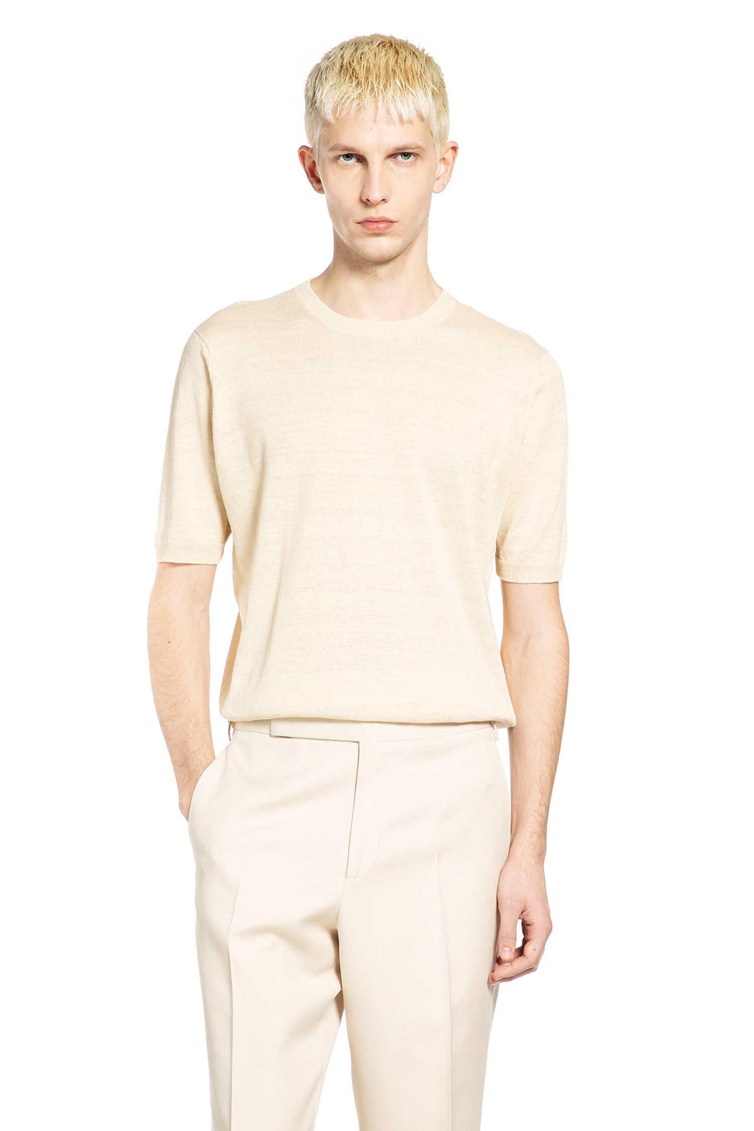 Lardini Silk Knit Short Sleeve T - Shirt
