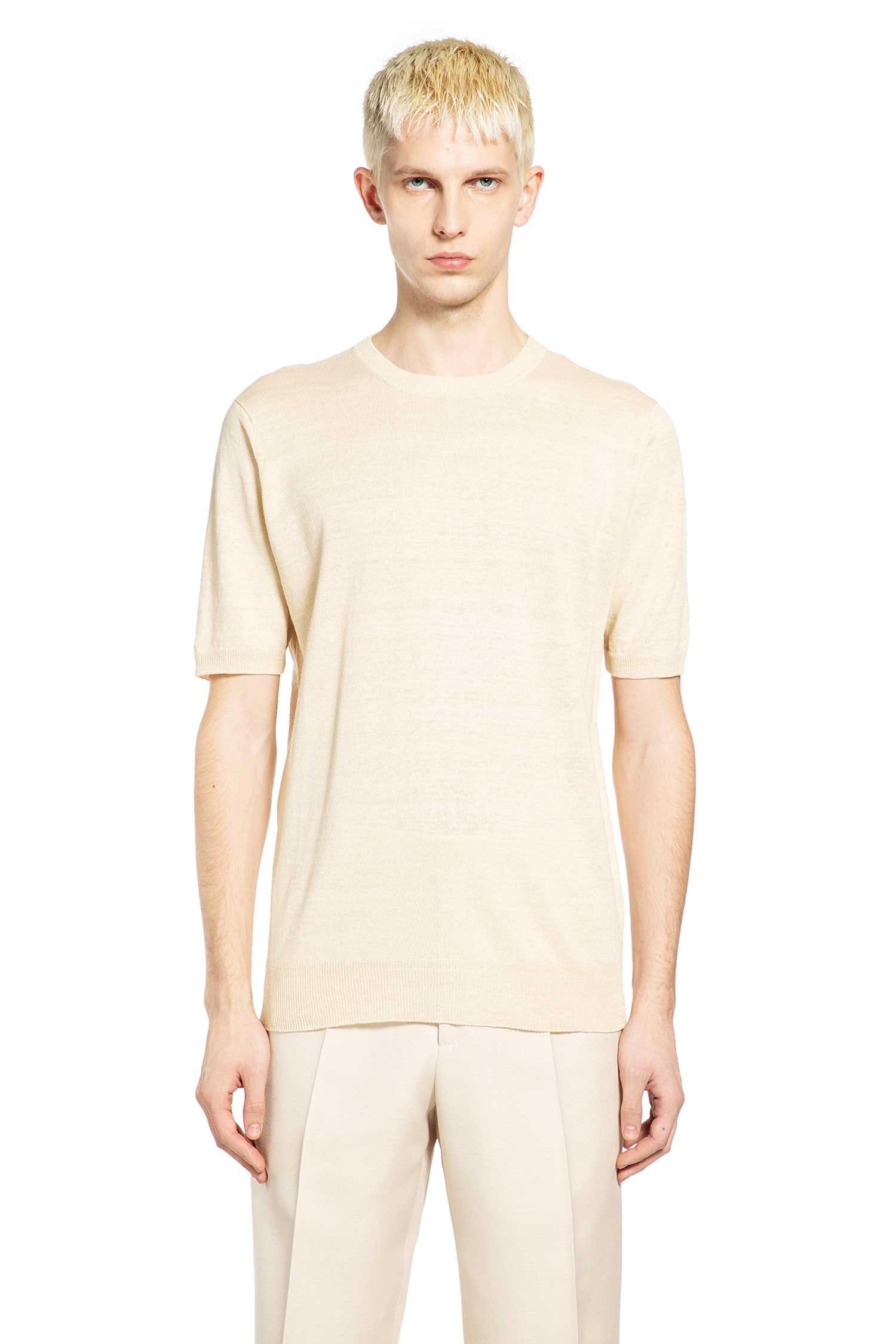 Lardini Silk Knit Short Sleeve T - Shirt