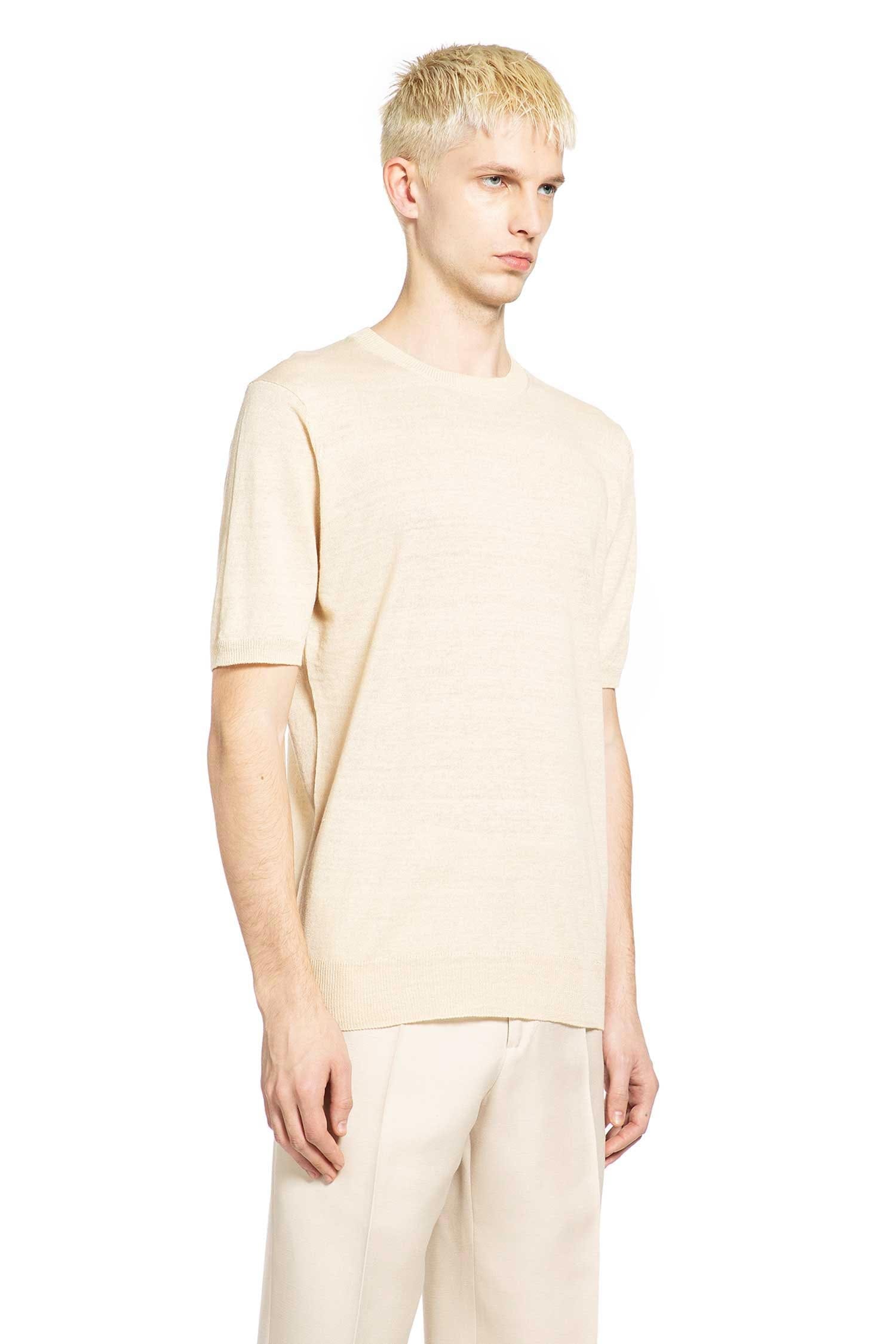 Lardini Silk Knit Short Sleeve T - Shirt