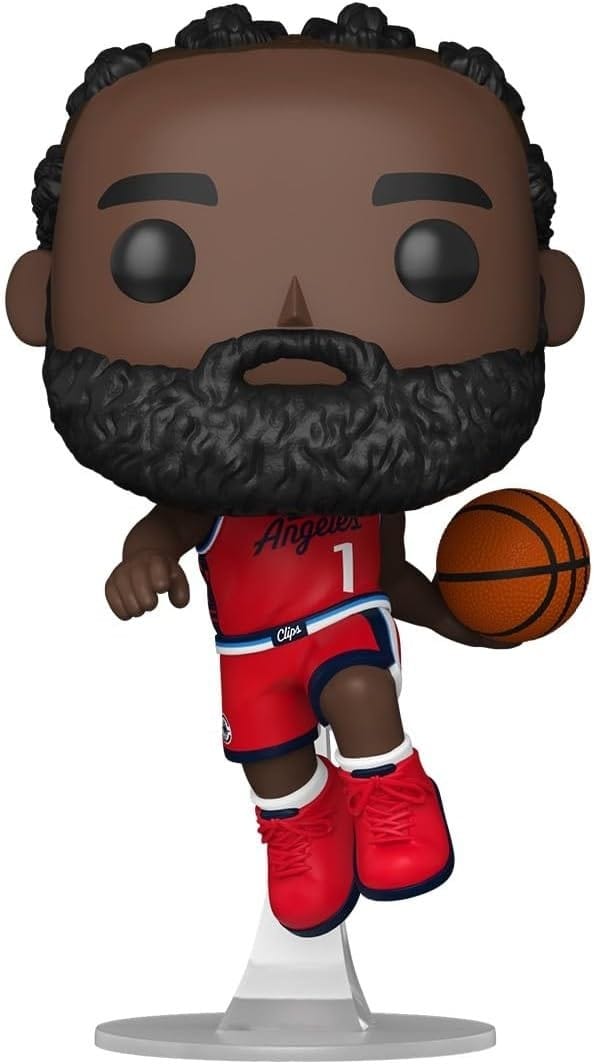Merch by Beverly Funko Pop! NBA Los Angeles Clippers James Harden (Statement Edition Jersey) Vinyl Figure #210 with Funko Protector