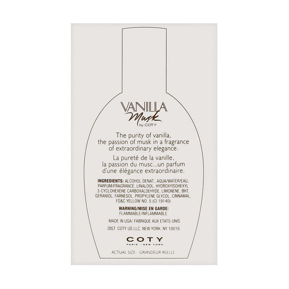 Coty Vanilla Musk by Coty for Women