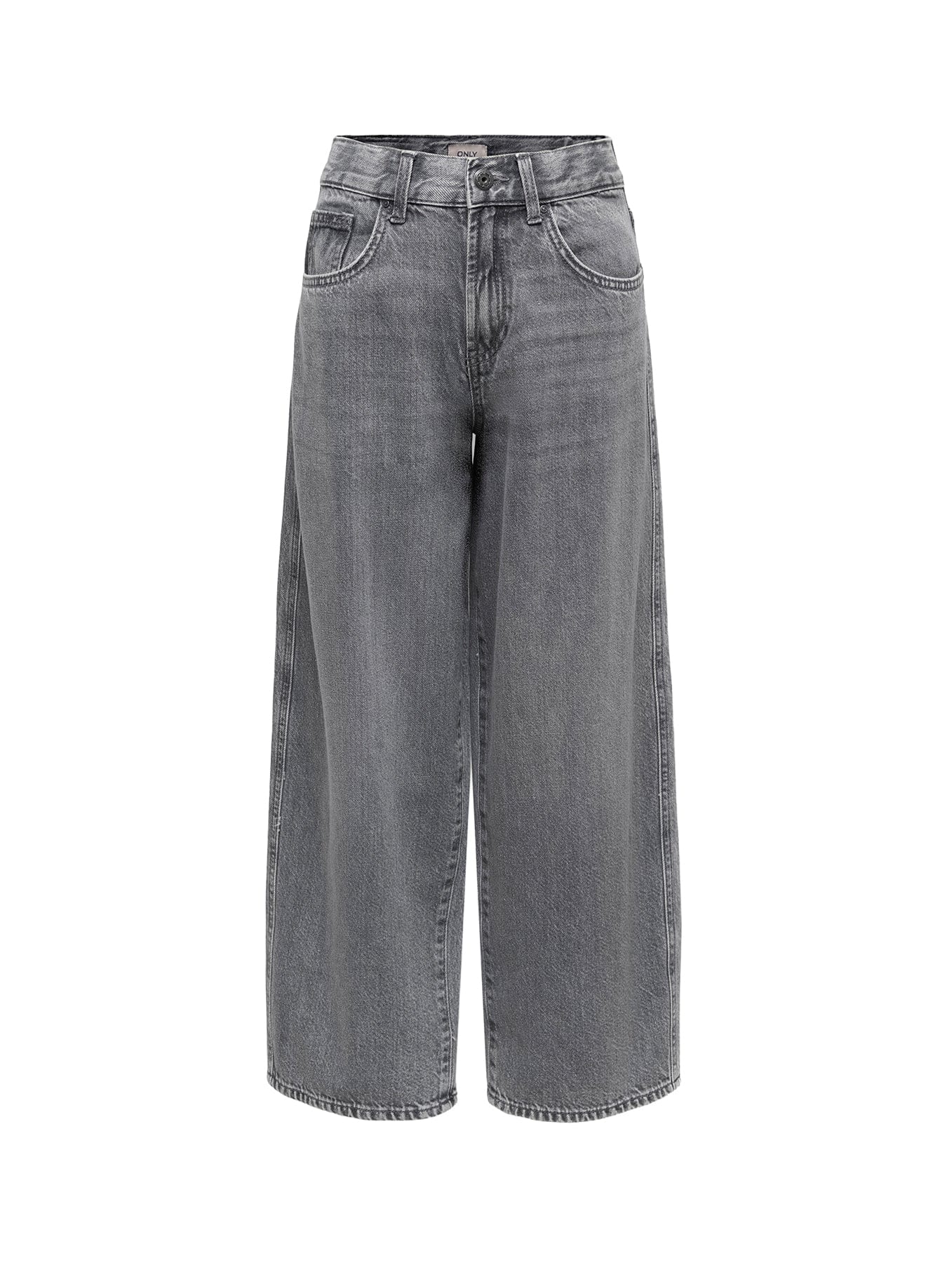 ONLY Kids' Barrel Leg Jeans Grey