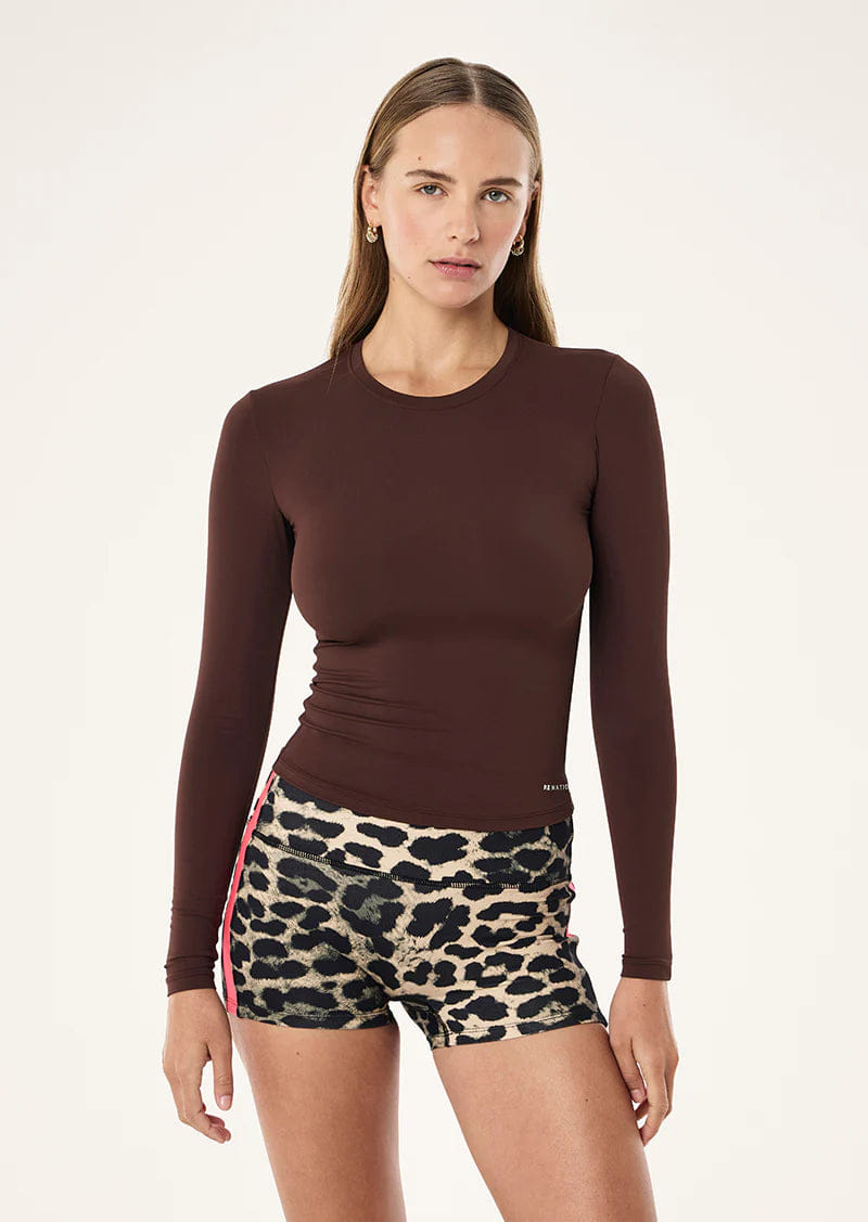 P.E Nation Foundation LS Top (Mahogany)