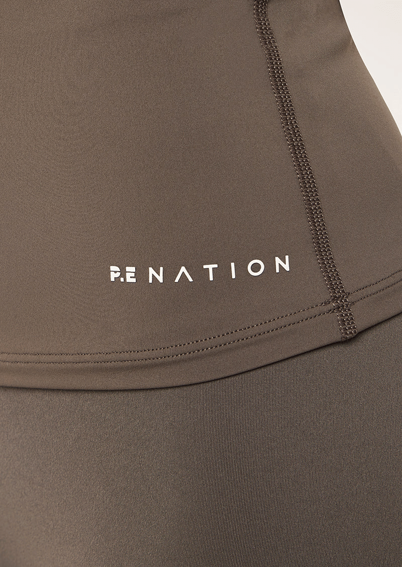 P.E Nation Foundation LS Top (Major Brown)