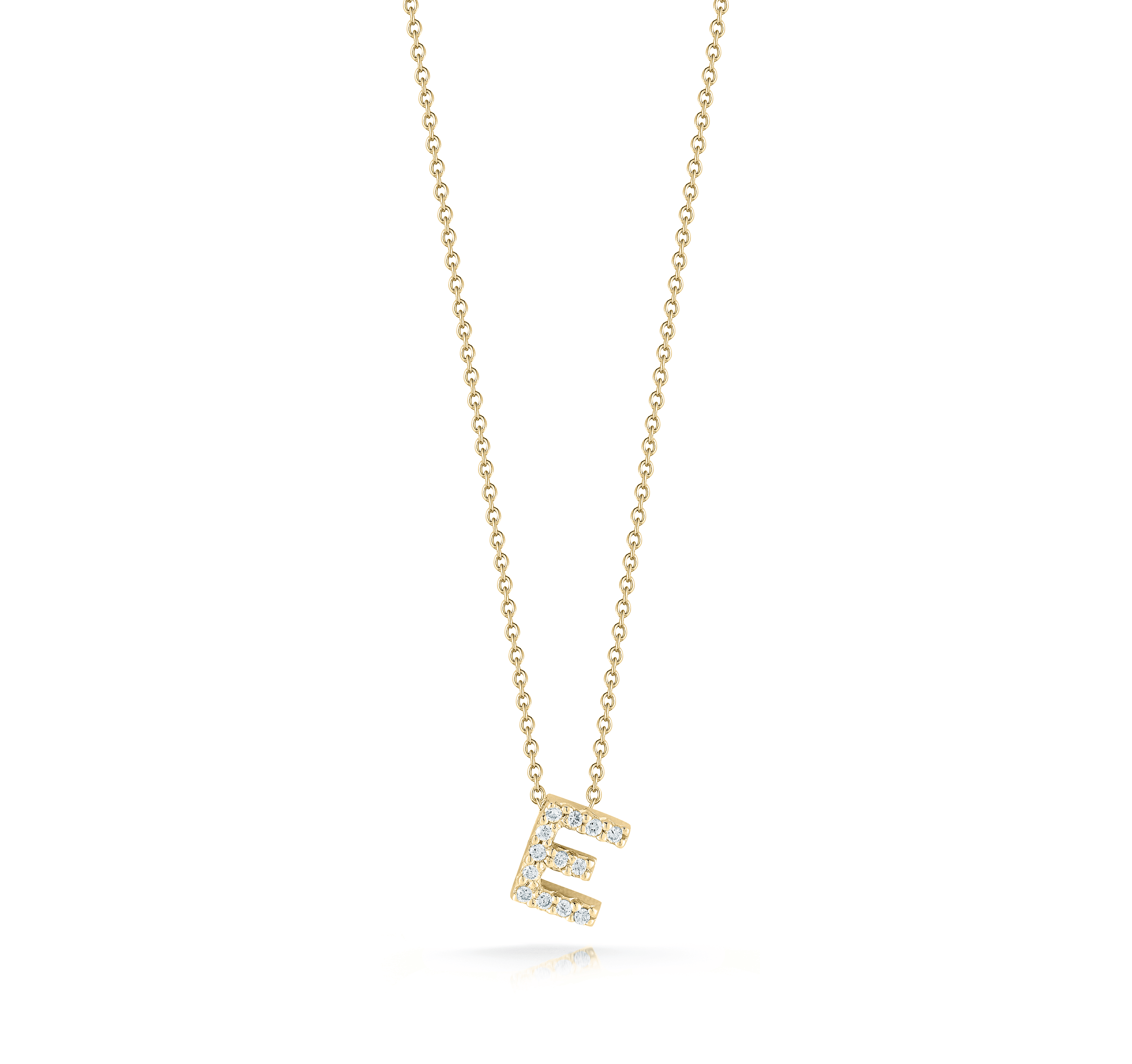 Roberto Coin Tiny Treasures Yellow Gold Love Letter Initial Pendant