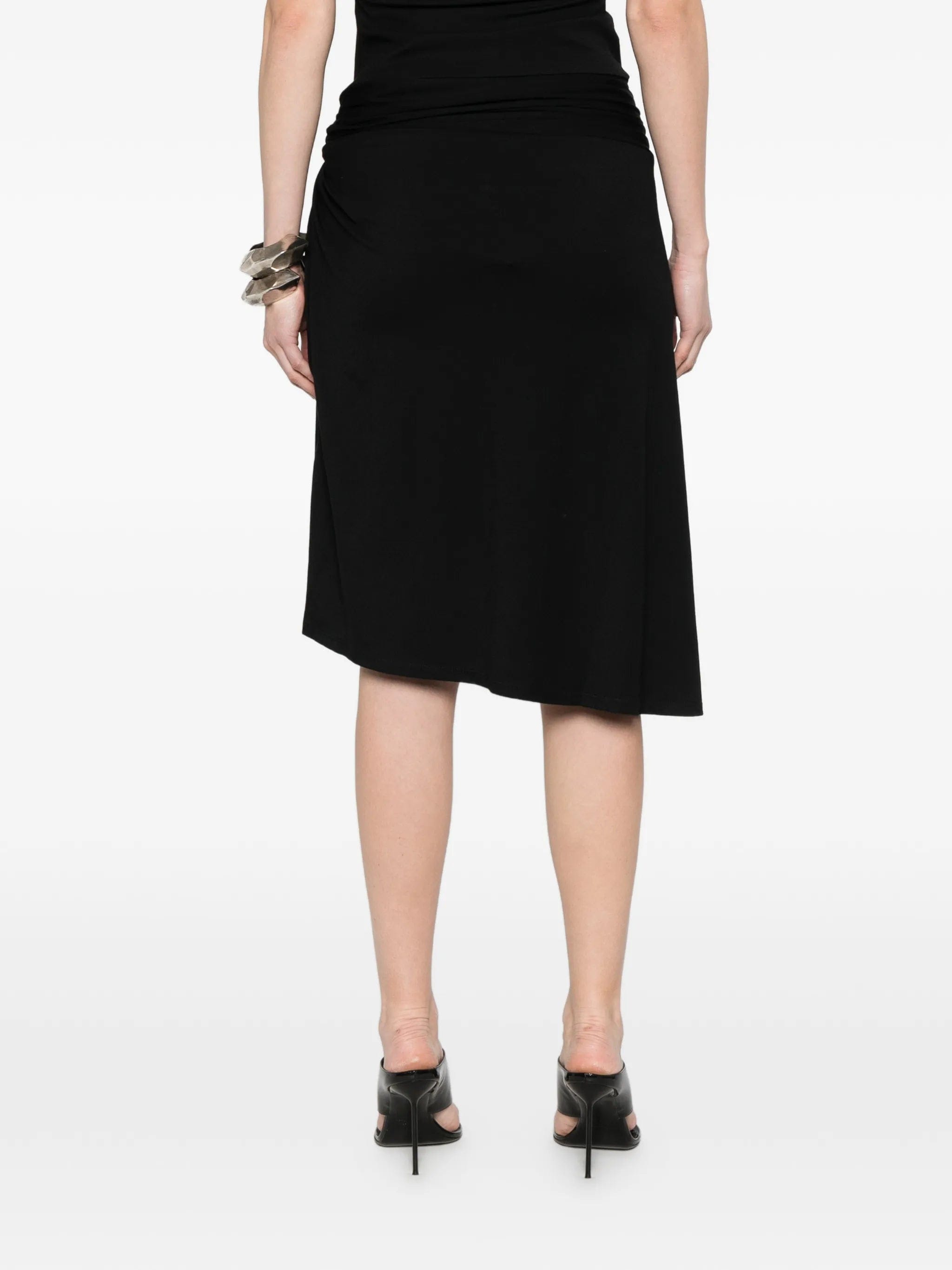 Paris Georgia Ida knotted midi skirt