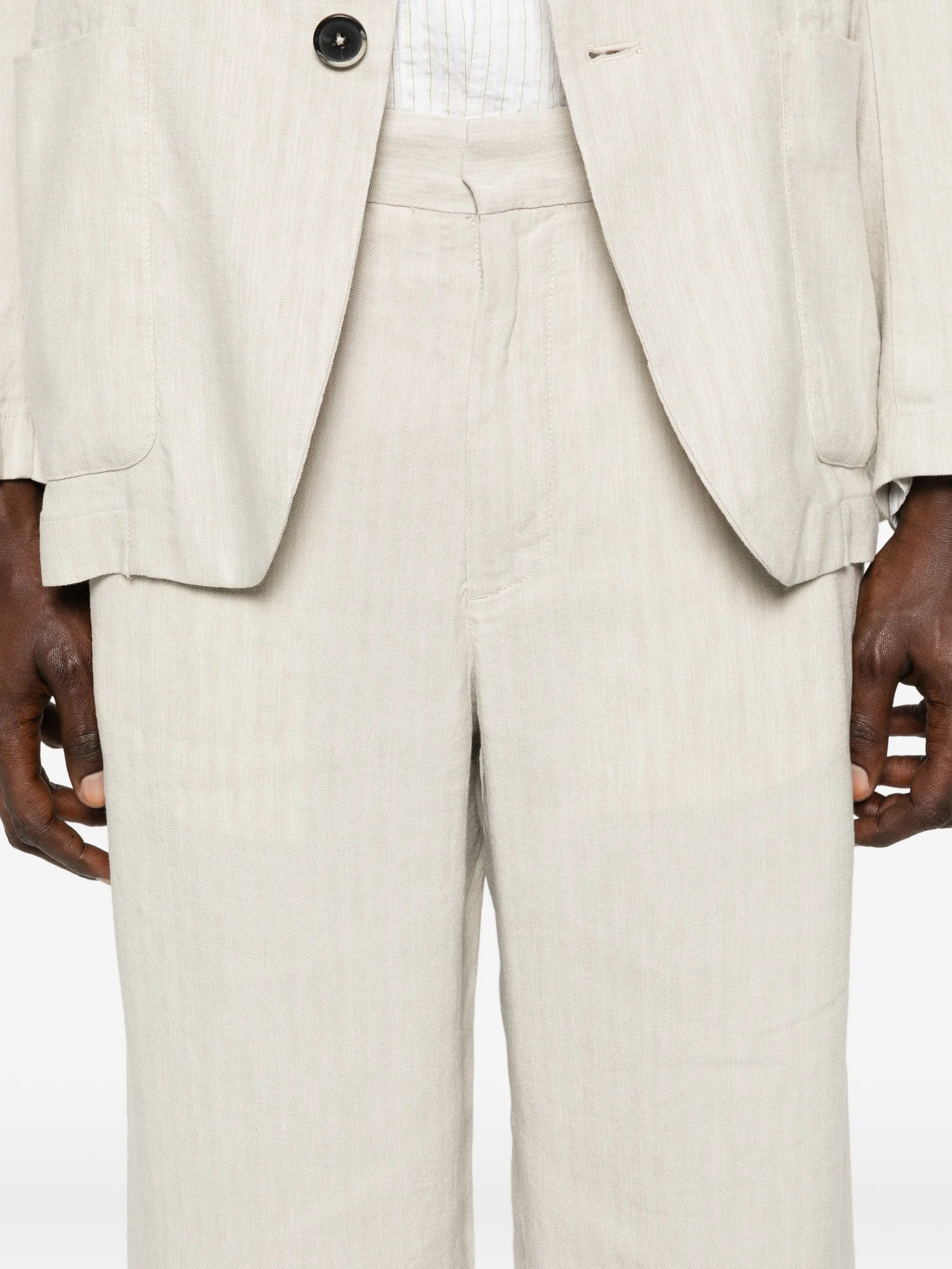 Barena herringbone trousers