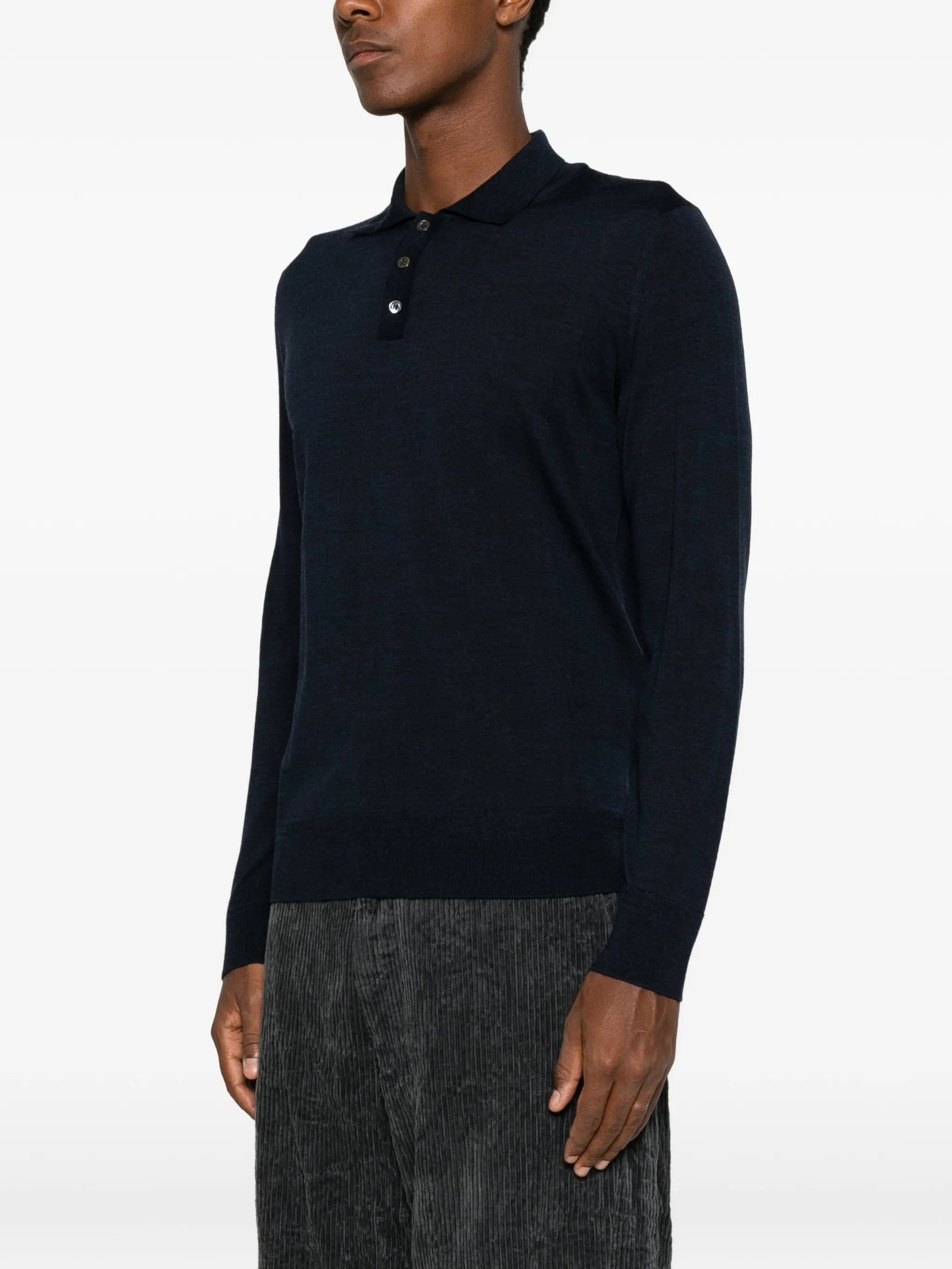 Barena long - sleeve polo shirt