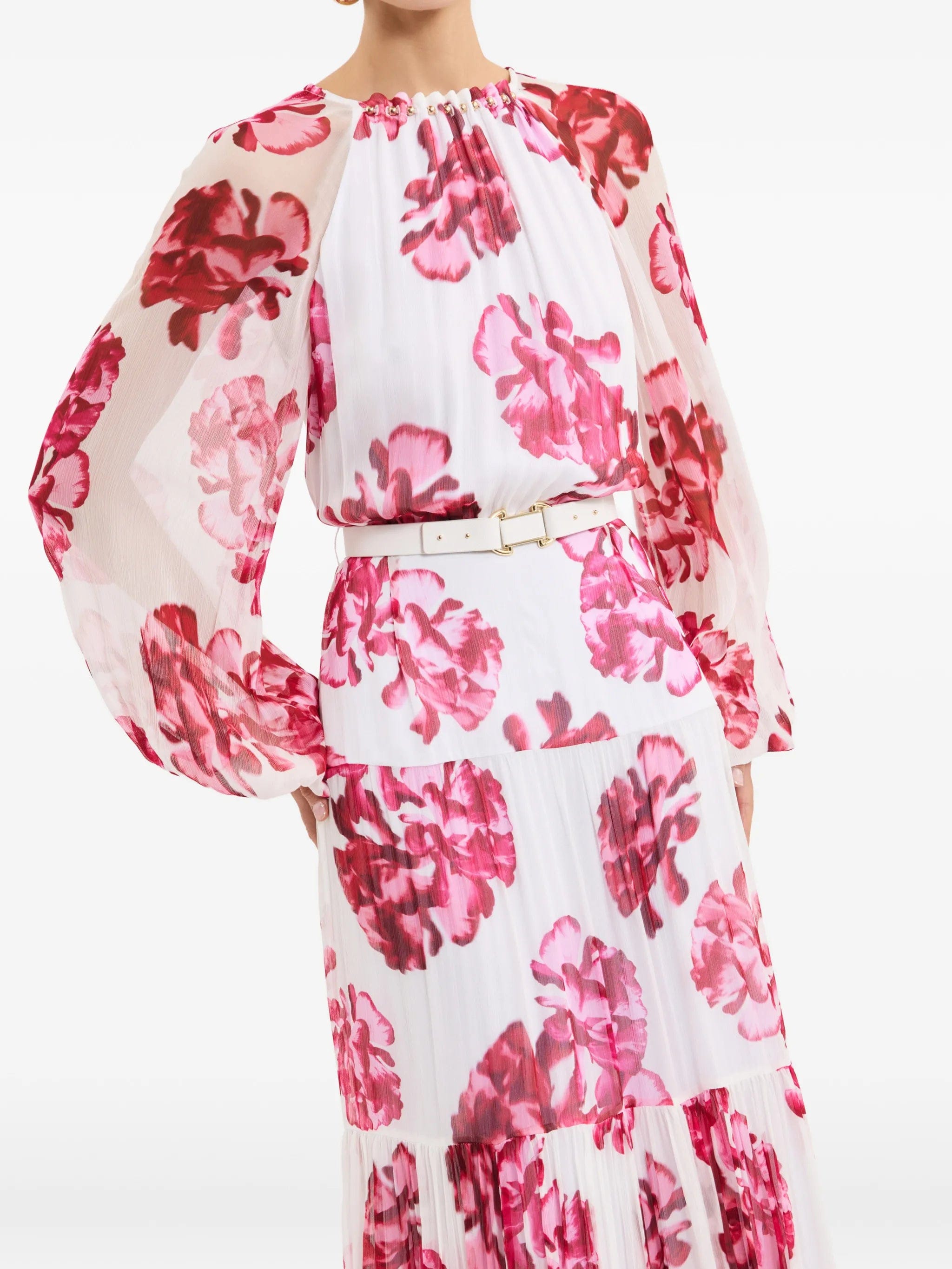 Rebecca Vallance Damask Rose maxi dress
