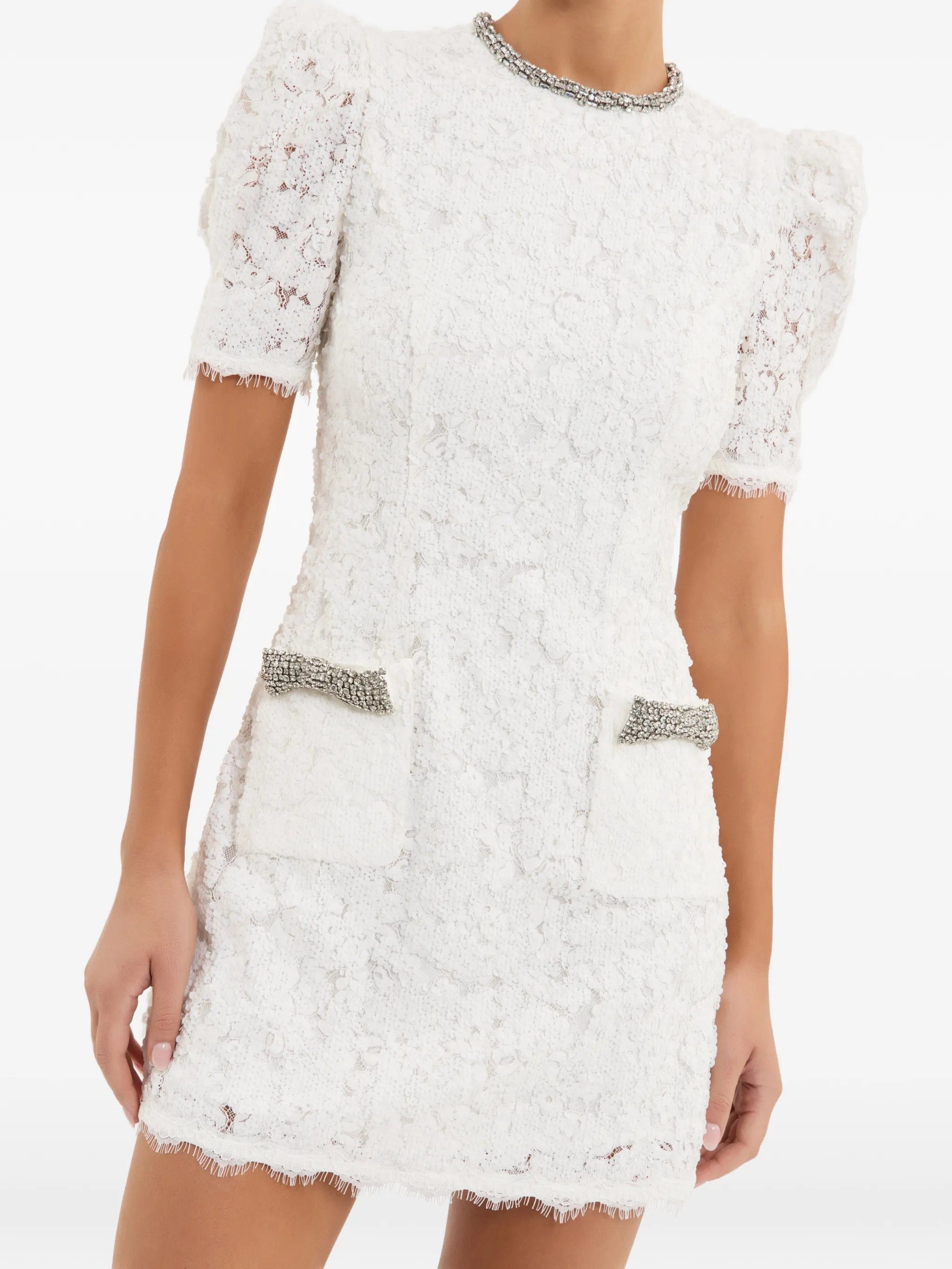Rebecca Vallance Dillon laced mini dress