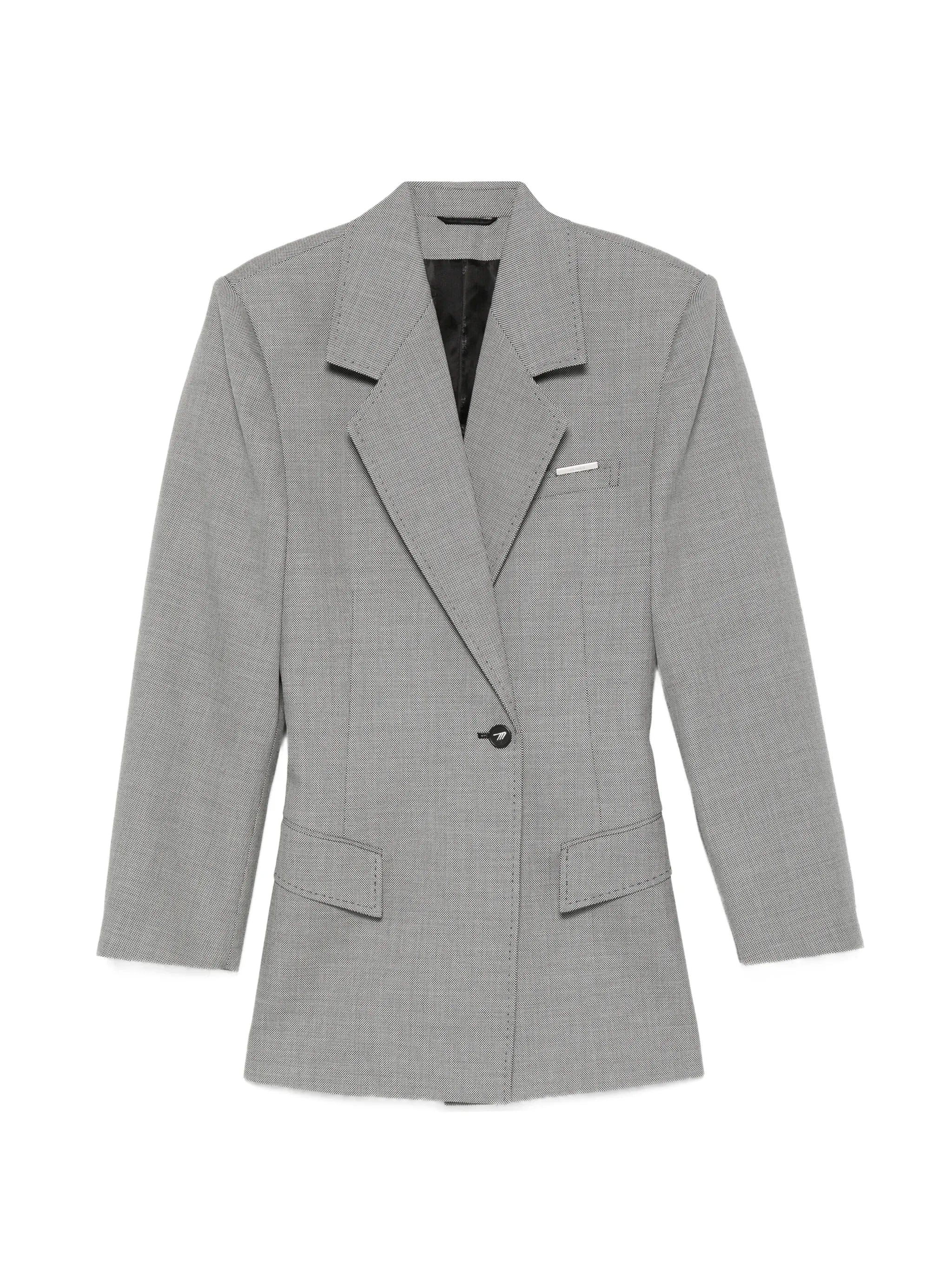 The Attico single - breasted blazer