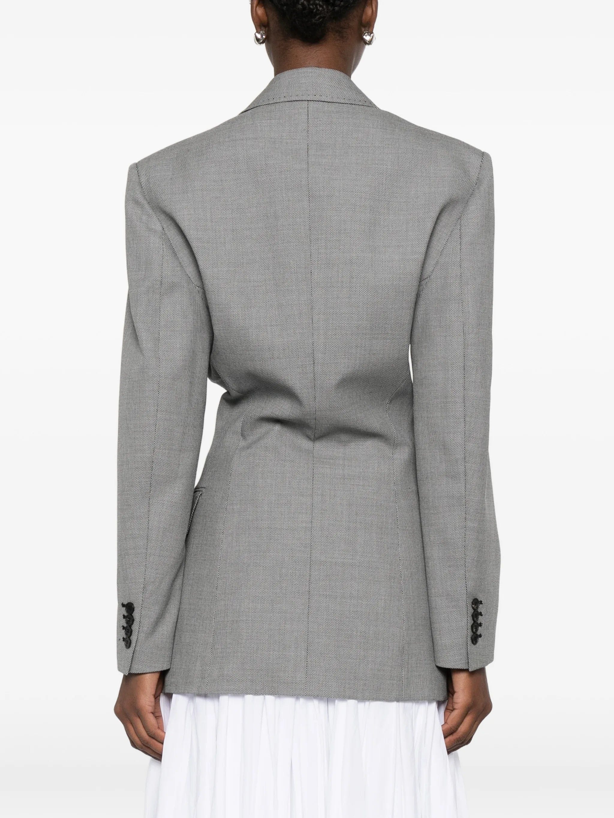 The Attico single - breasted blazer