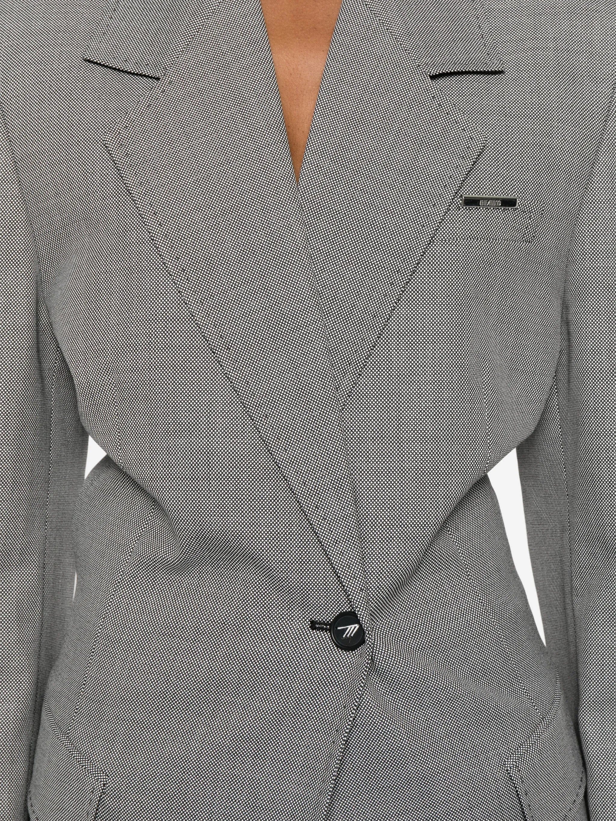 The Attico single - breasted blazer