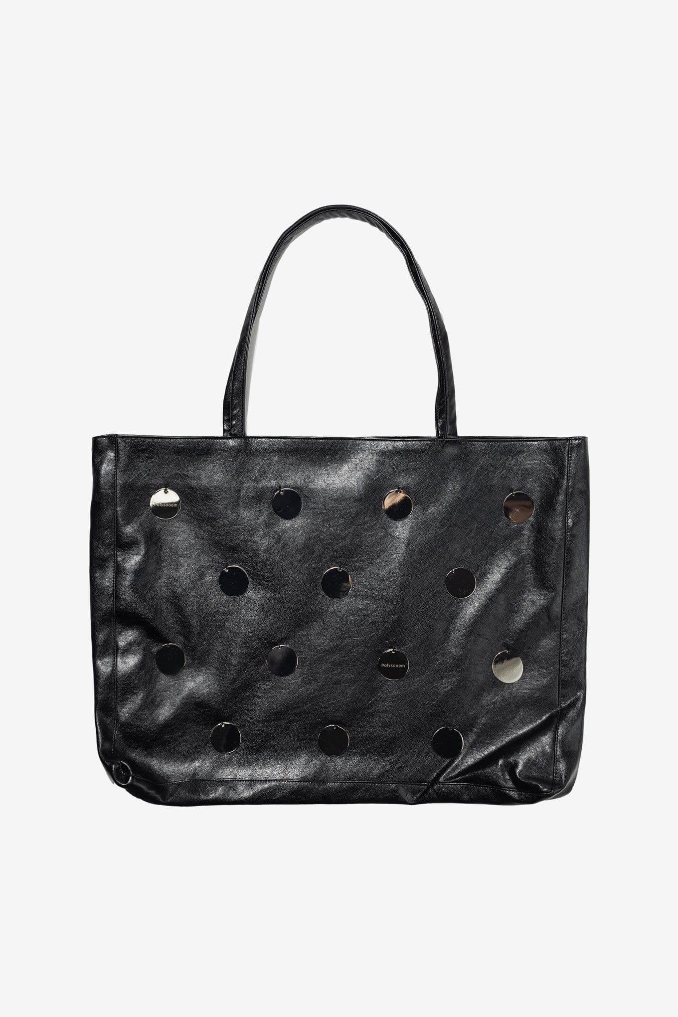 Polysooem METALLIC DISC SHOPPER BAG