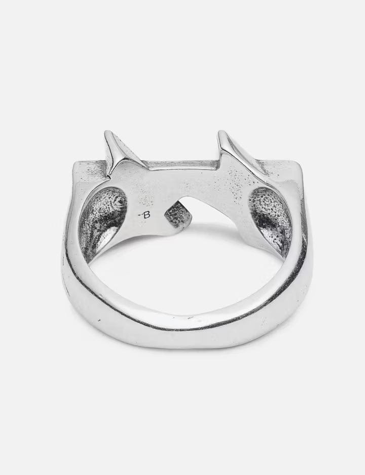 Twojeys Icon Black Enameled Single Ring