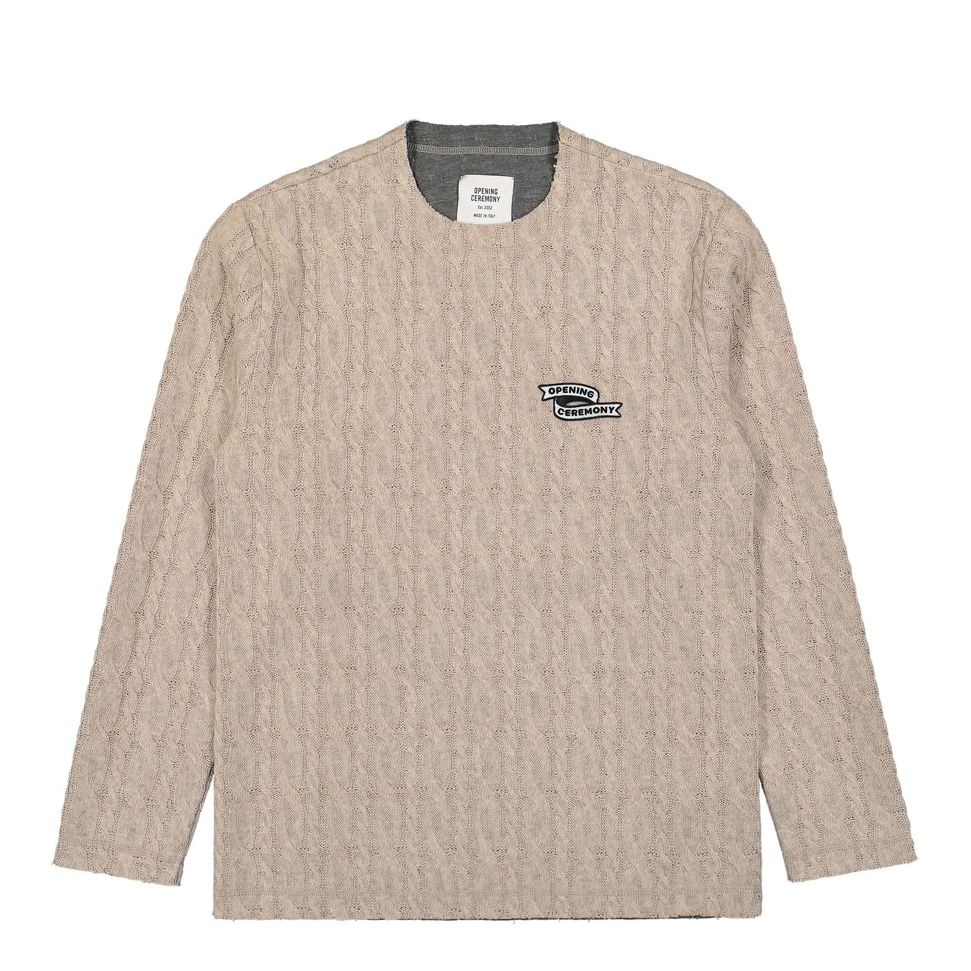 Opening Ceremony OC Patch Bonded Knit Sweater