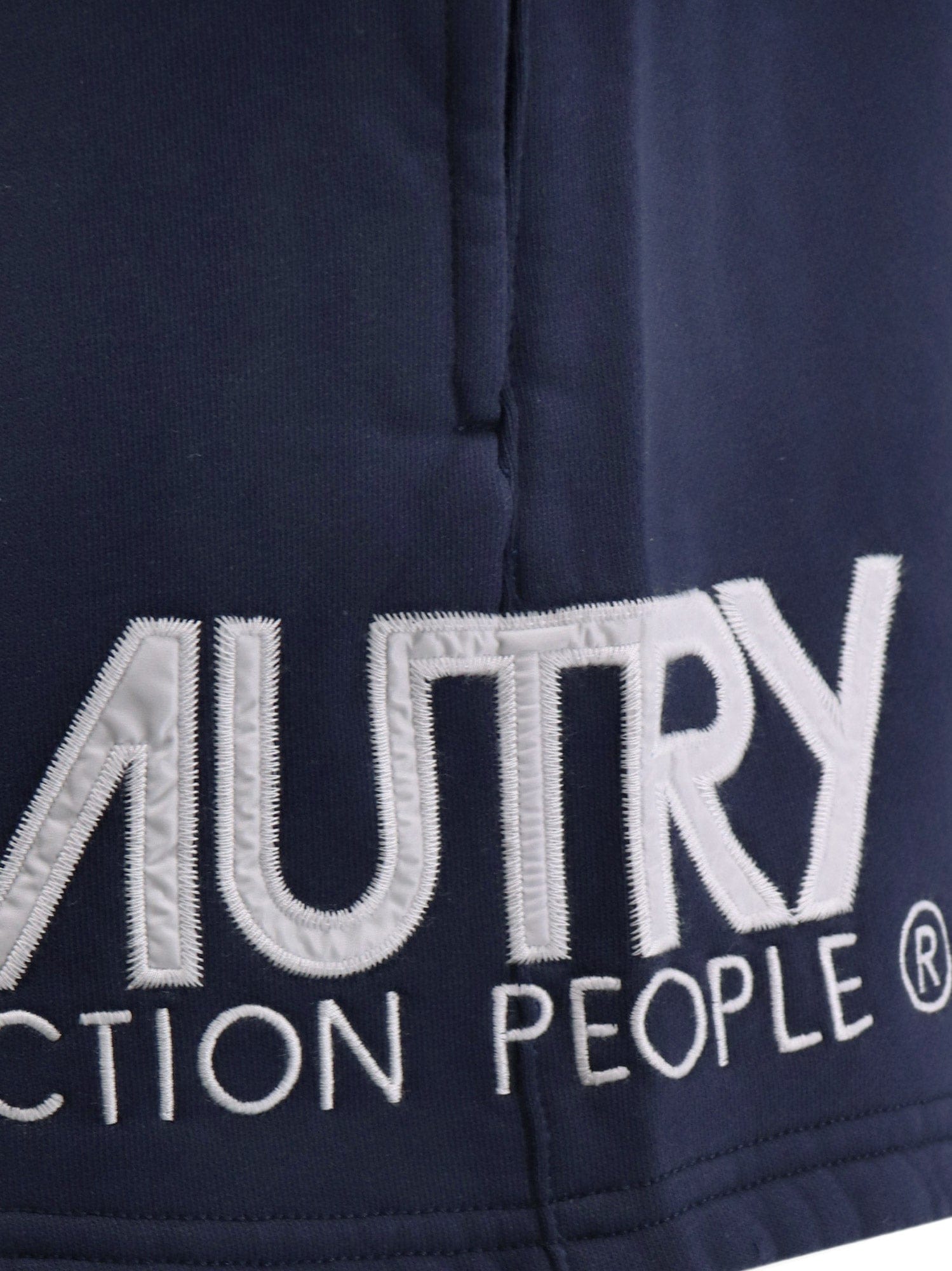 AUTRY Cotton shorts with embroidered logo