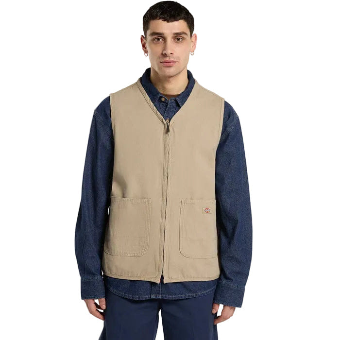 DICKIES - Canvas Summer Vest (DESERT SAND)
