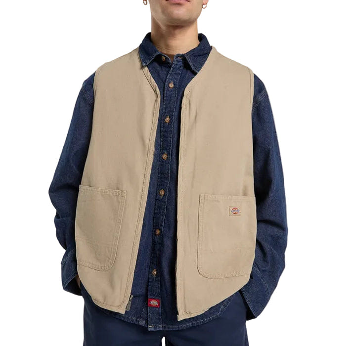 DICKIES - Canvas Summer Vest (DESERT SAND)
