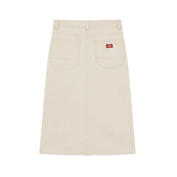 DICKIES - Women's Midi Denim Skirt (ECRU)