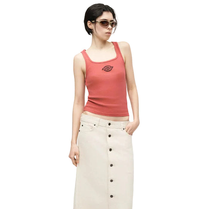DICKIES - Women's Midi Denim Skirt (ECRU)