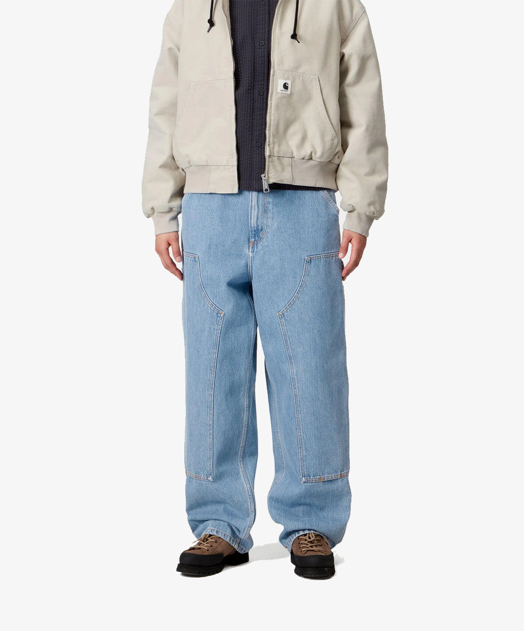 Carhartt | BRANDON DOUBLE KNEE PANT { BLUE/STONE BLEACHED