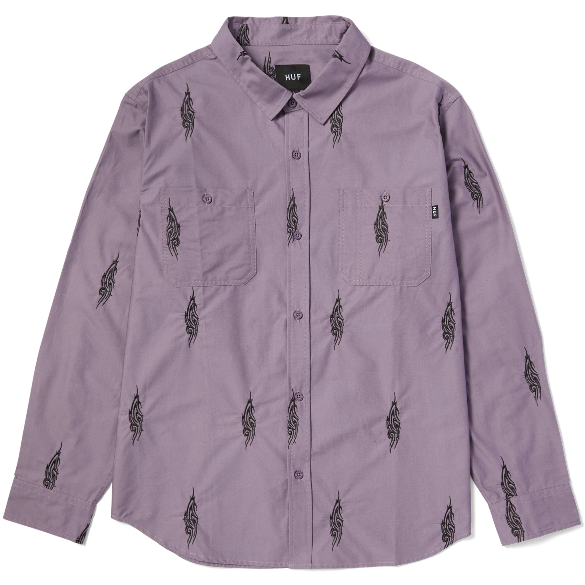 HUF LARKIN EMBROIDERED WORK SHIRT
