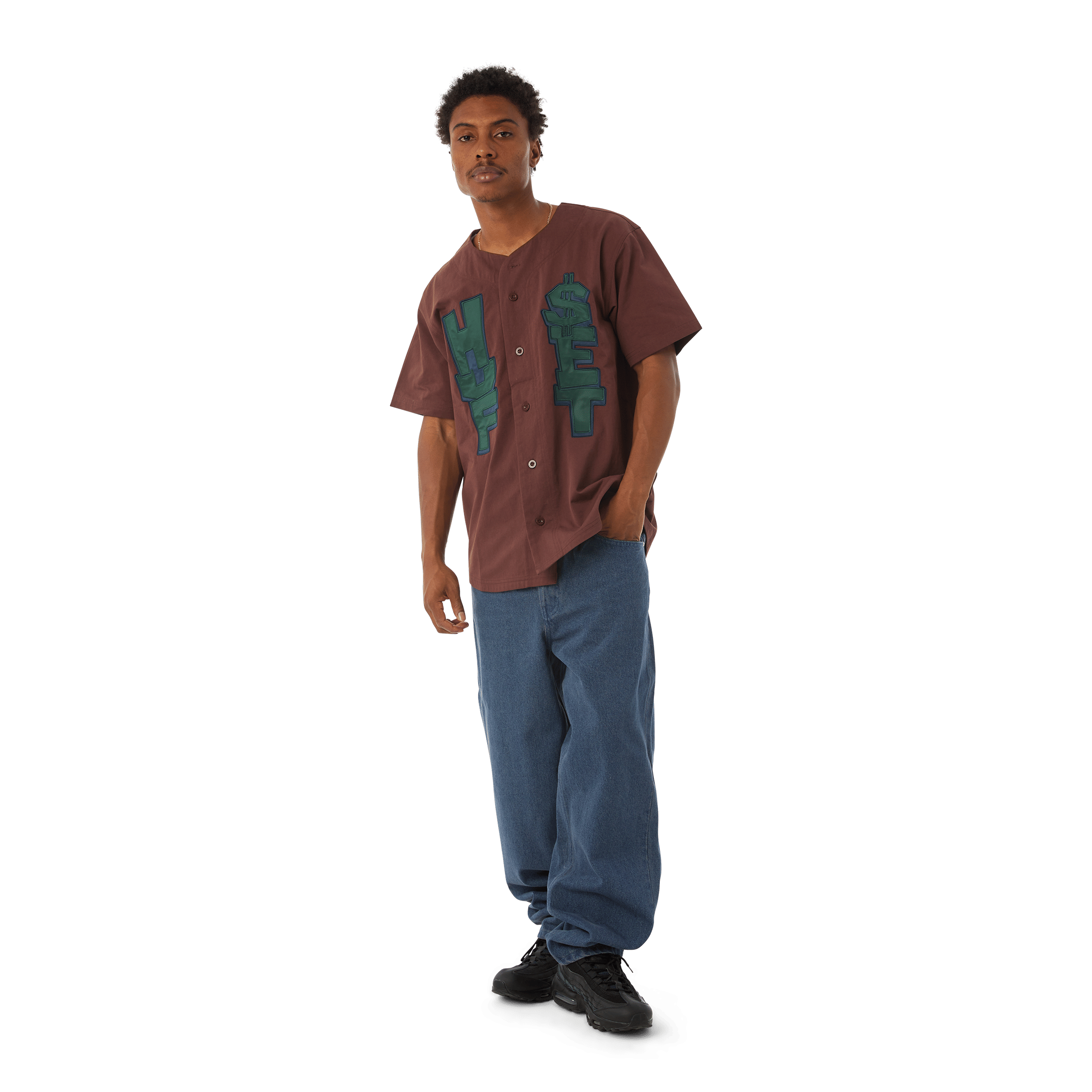 Huf Team Baseball Jersey (Eggplant)