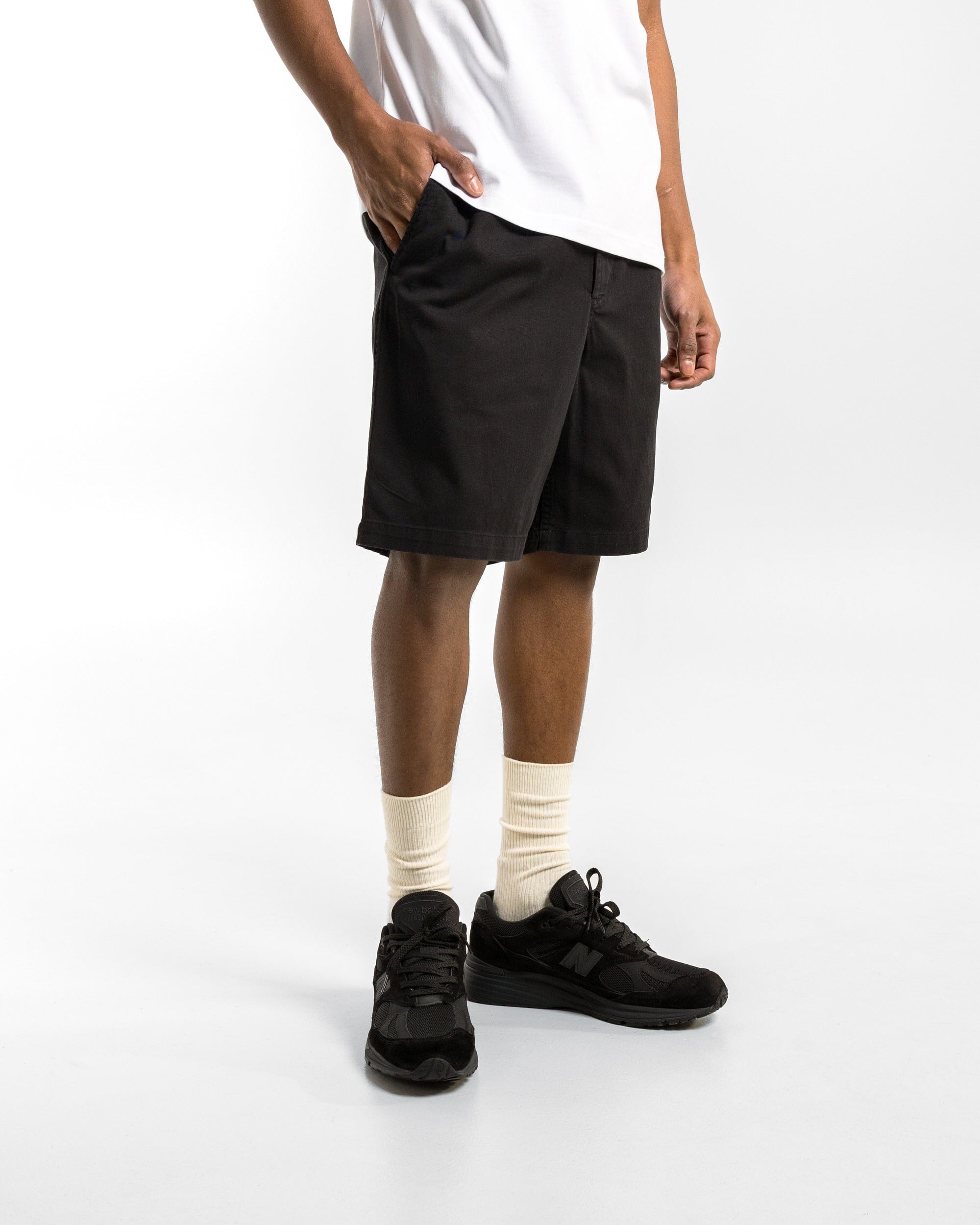 Norse Projects Ezra Relaxed Organic Stretch Twill Short - Black
