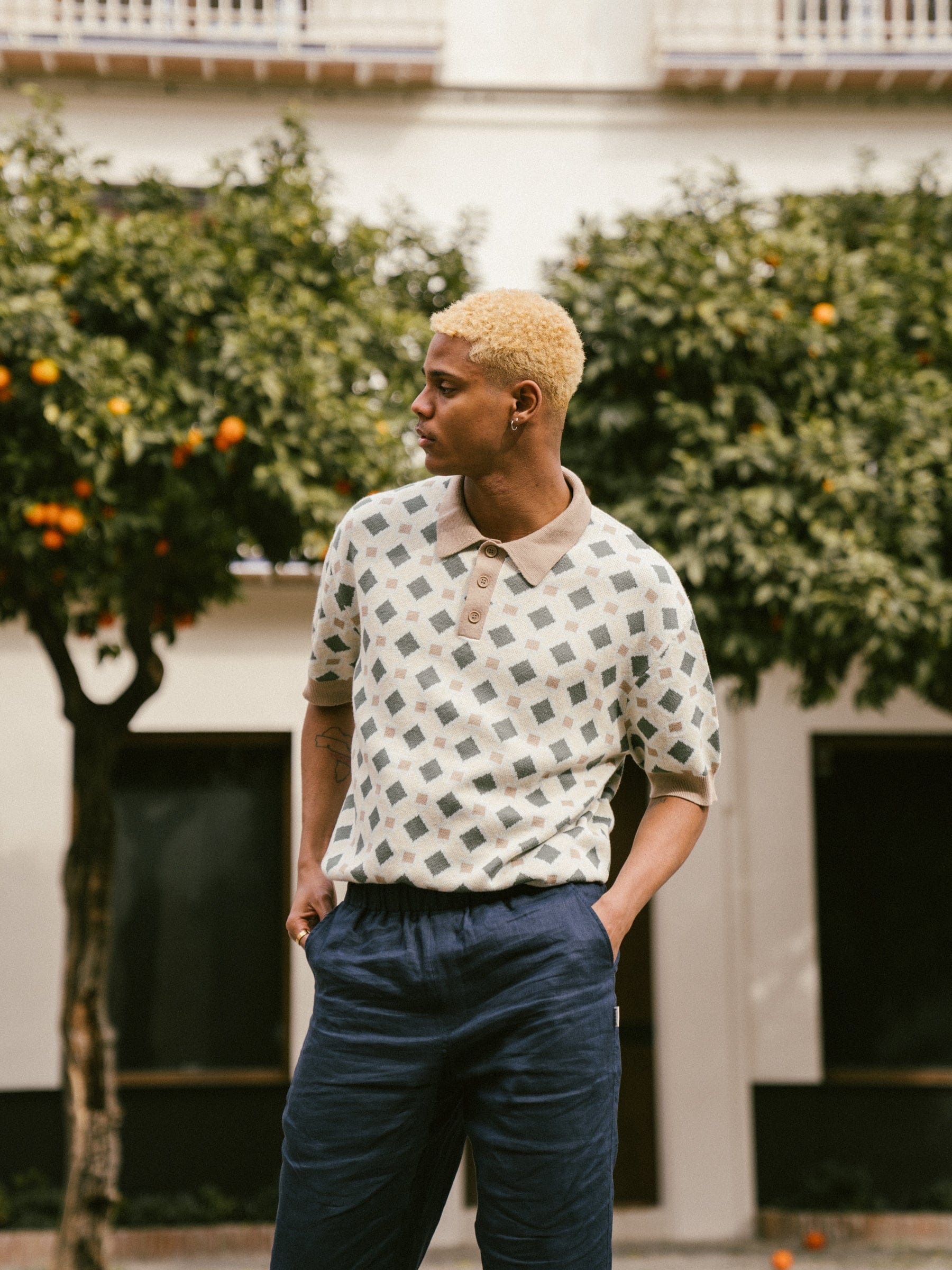 Bound Matera Knit Polo