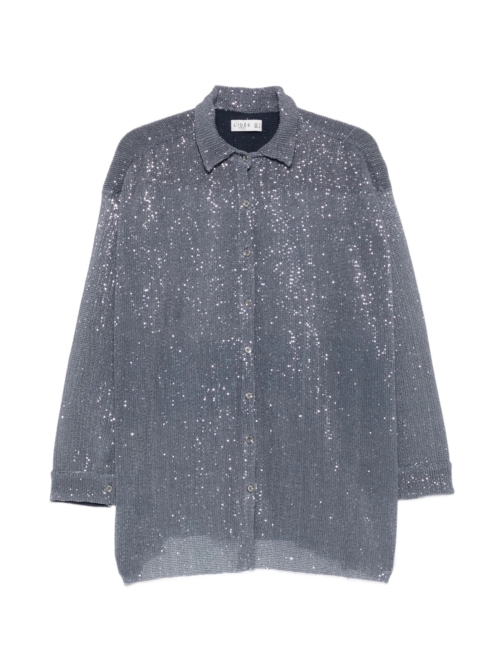 L'IDÉE La Musique sequin - embellished shirt
