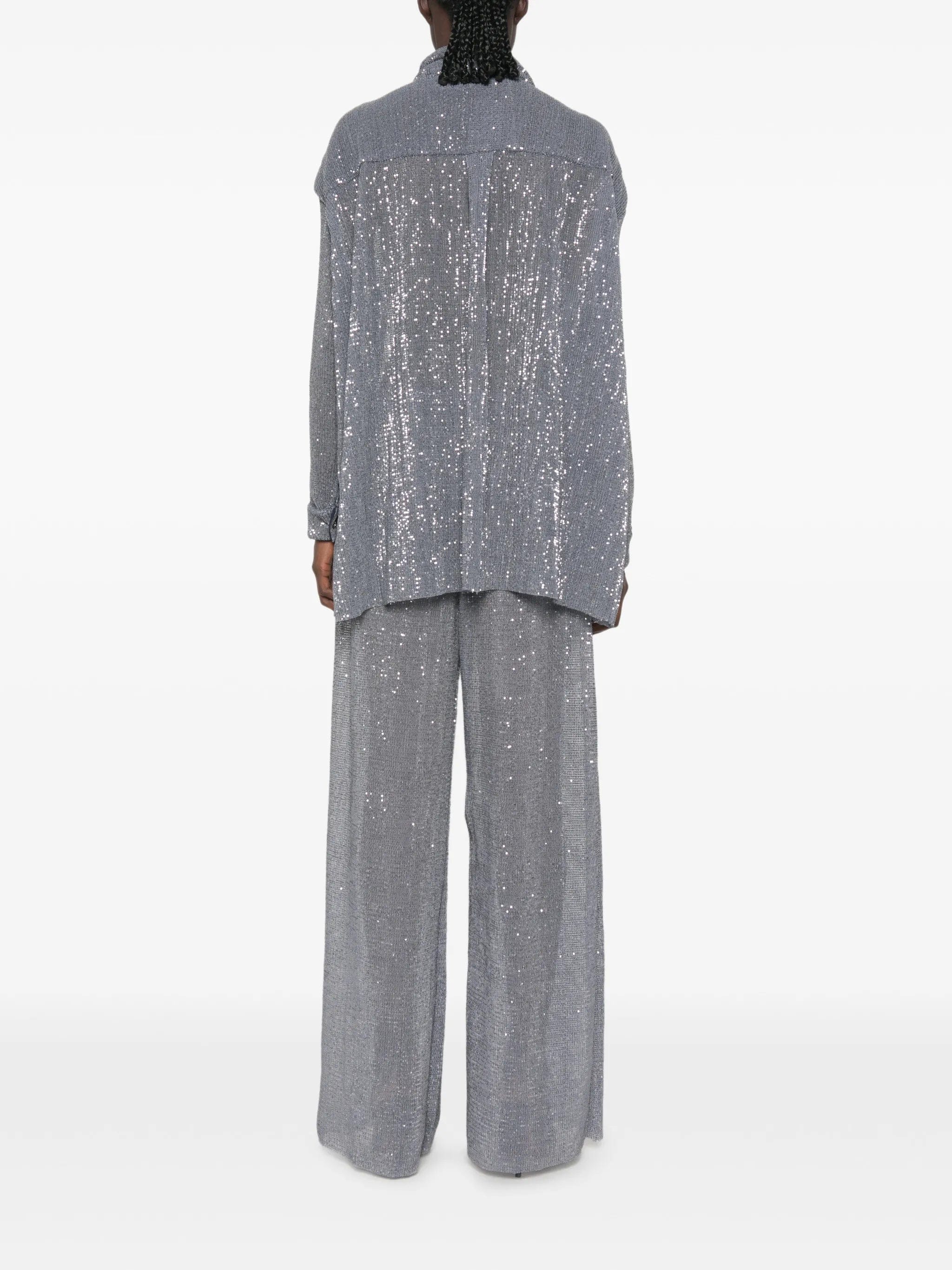 L'IDÉE La Musique sequin - embellished shirt