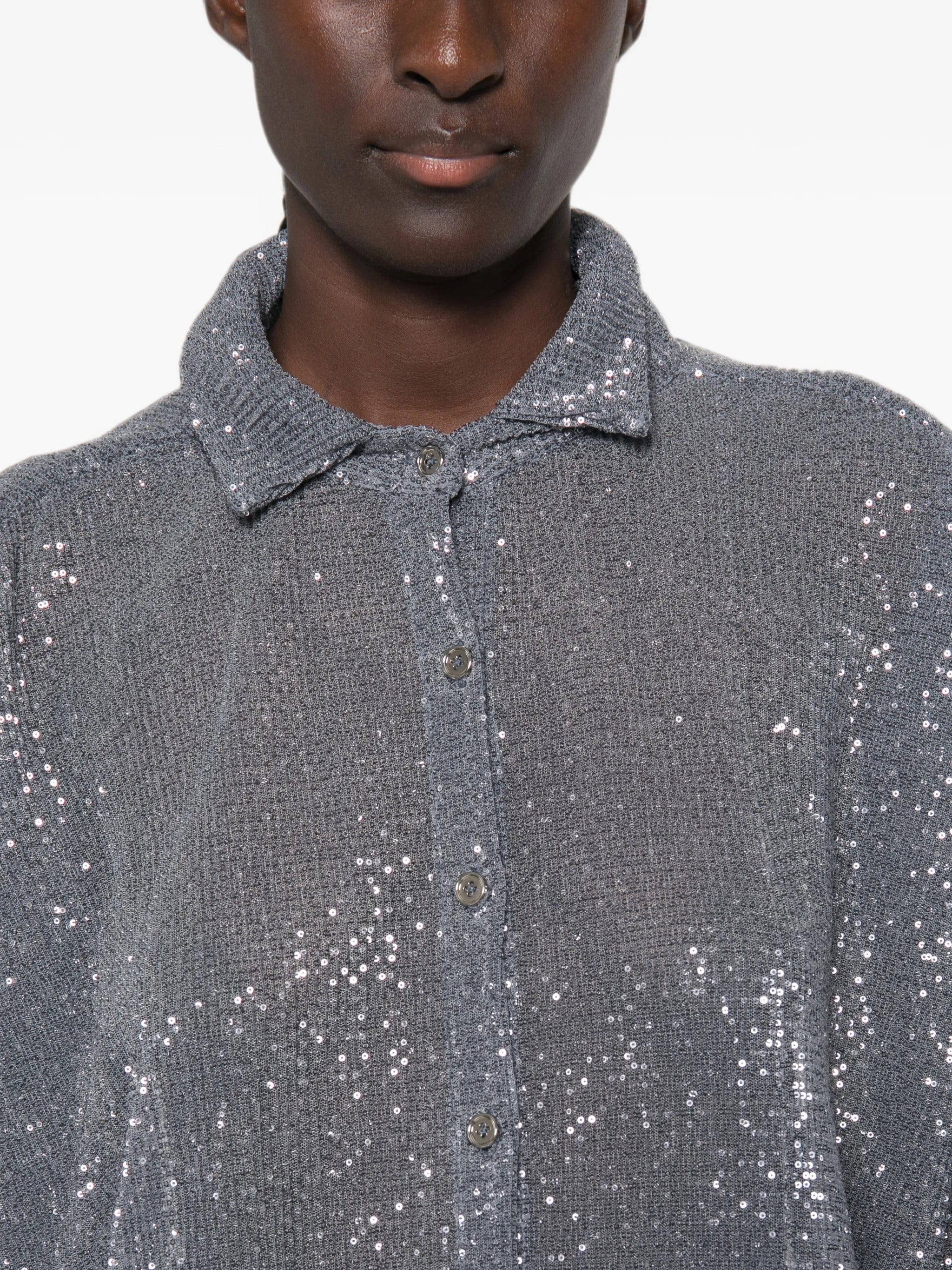 L'IDÉE La Musique sequin - embellished shirt