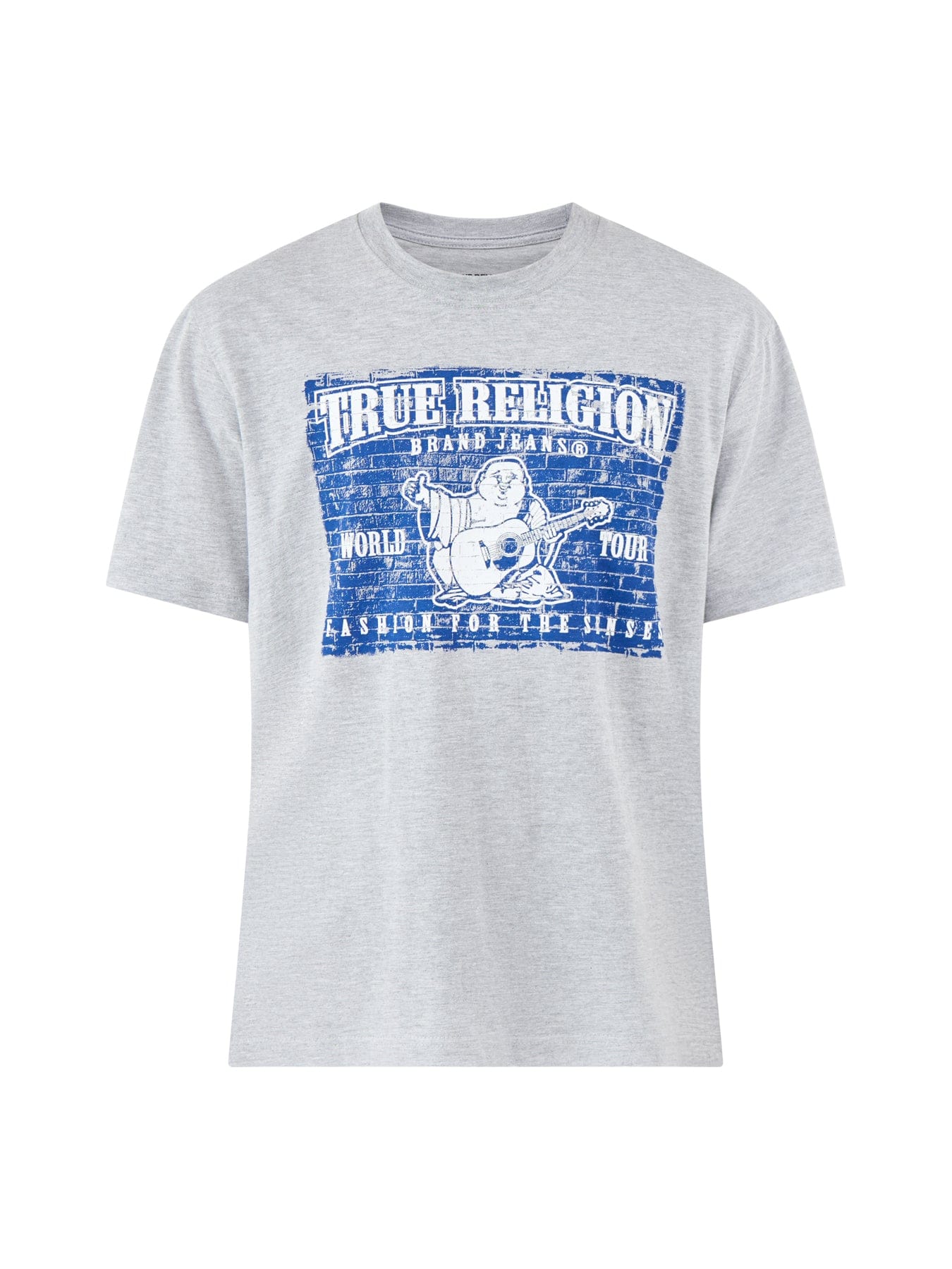 True Religion Brick Buddha Graphic T - Shirt Grey
