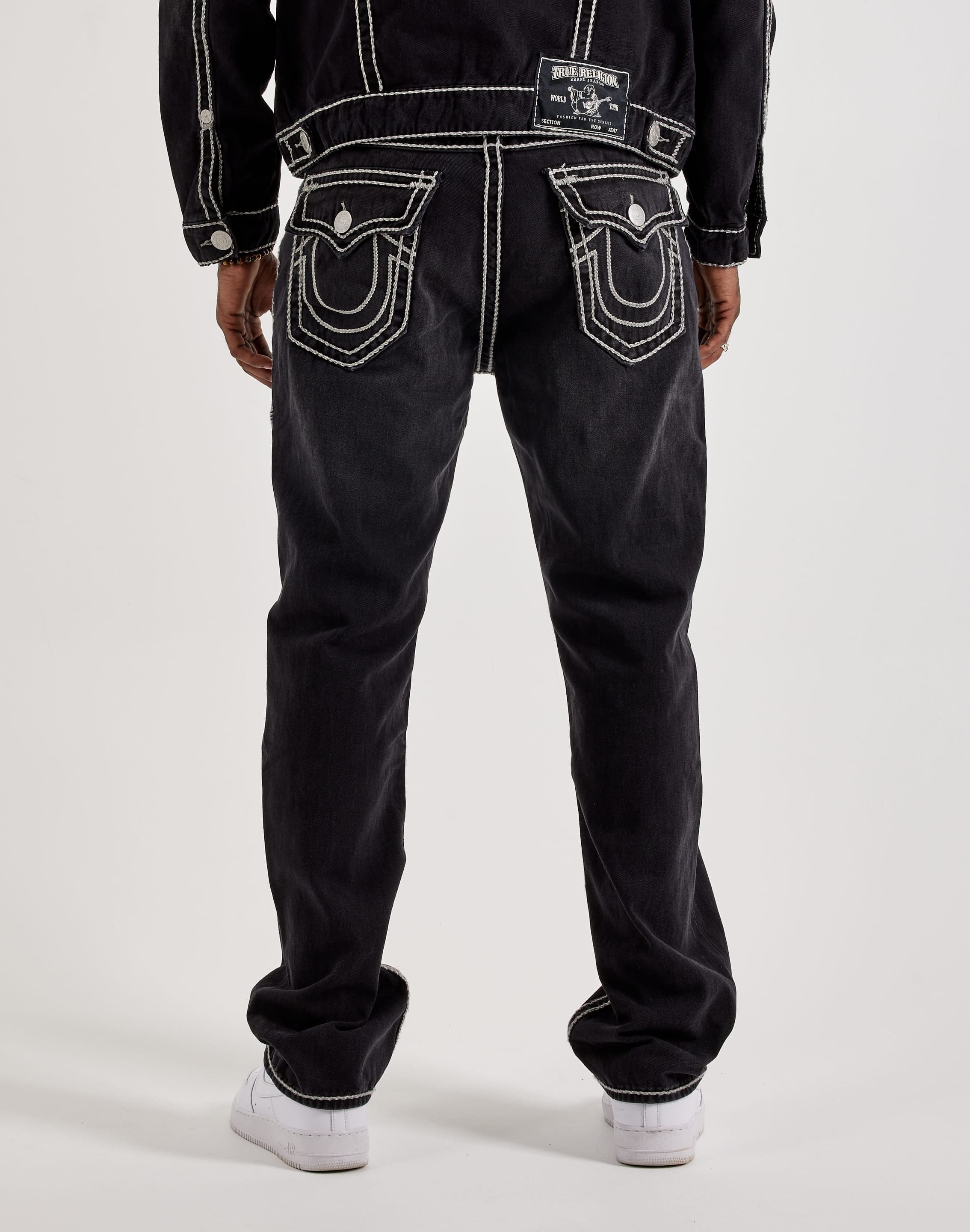 True Religion Ricky Super T Rope Stitch Slim Denim Jeans