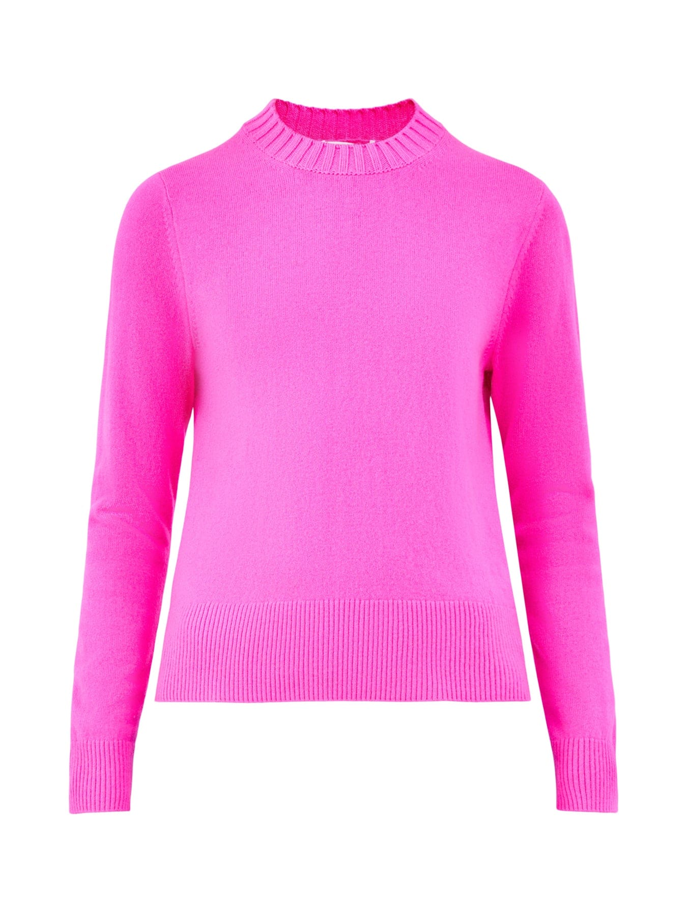 Chinti & Parker Cropped Sporty Sweater Pink