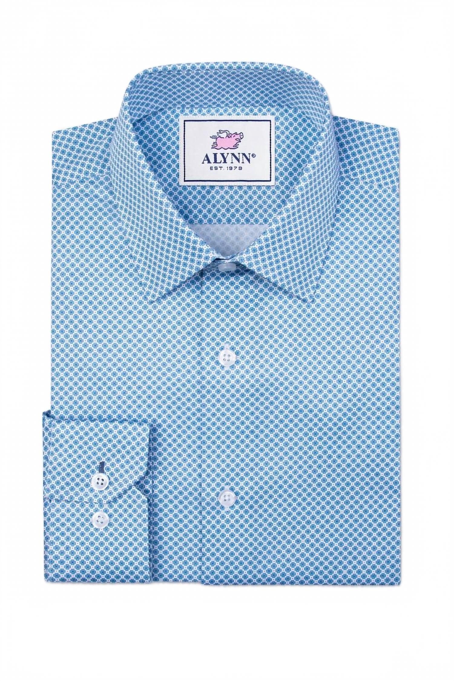 Porter Men's Porter Slim Fit Dress Shirt In Blue