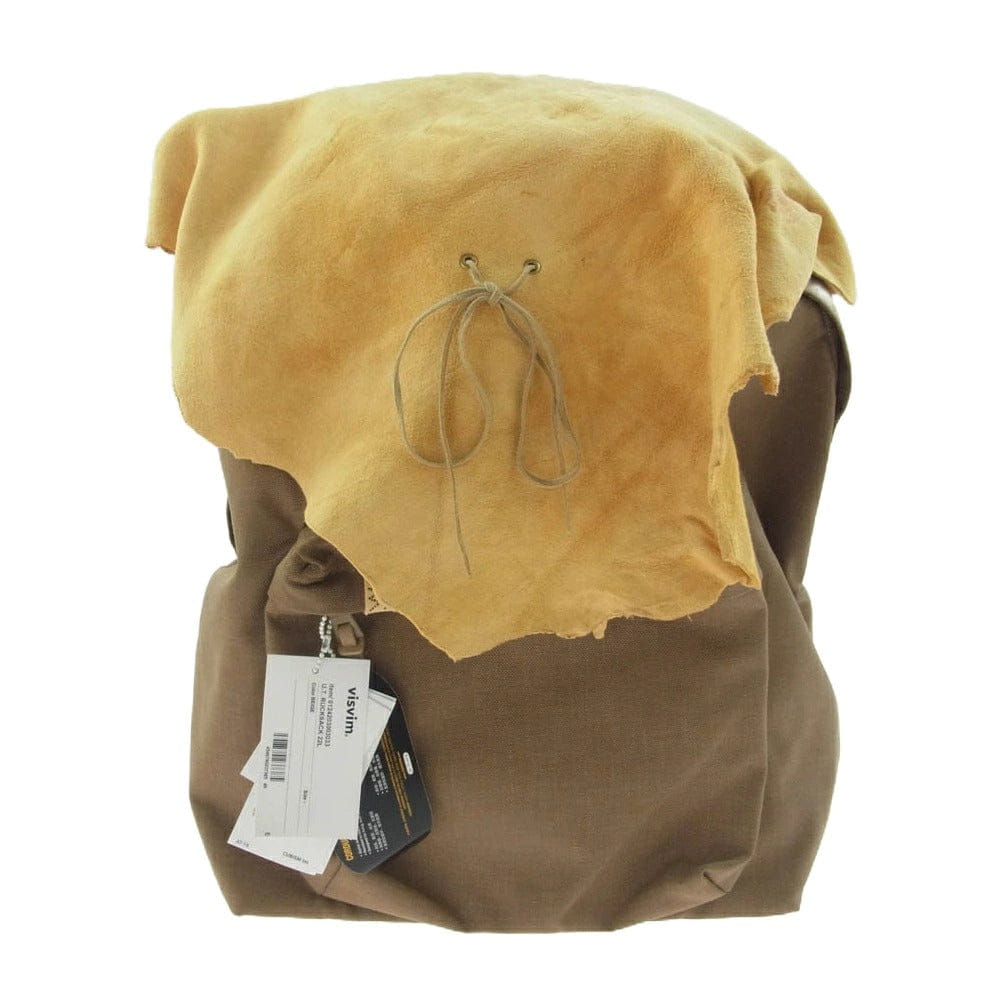 VISVIM 24AW UT RUCKSACK 22 l LEATHER FLAP DEERSKIN BEIGE