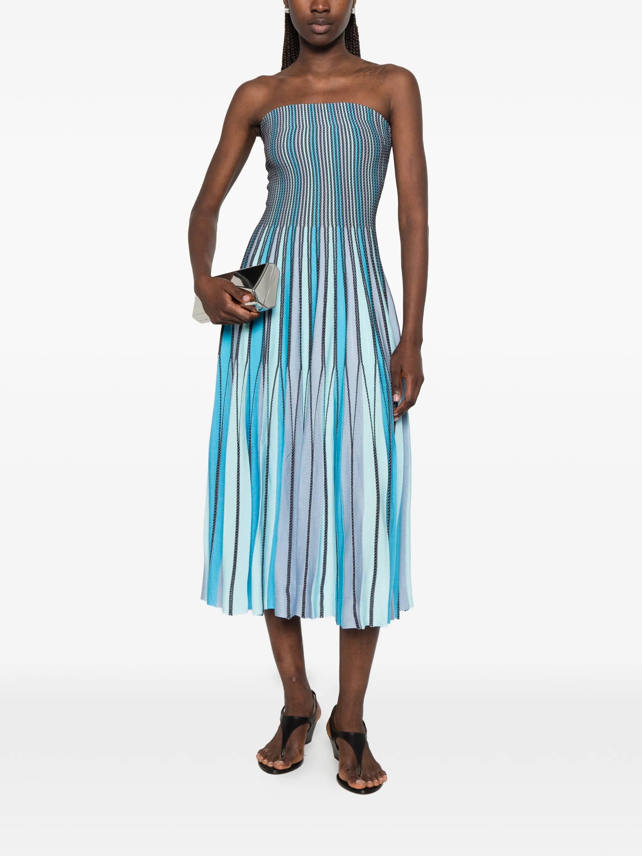 Simkhai Soleil striped midi dress