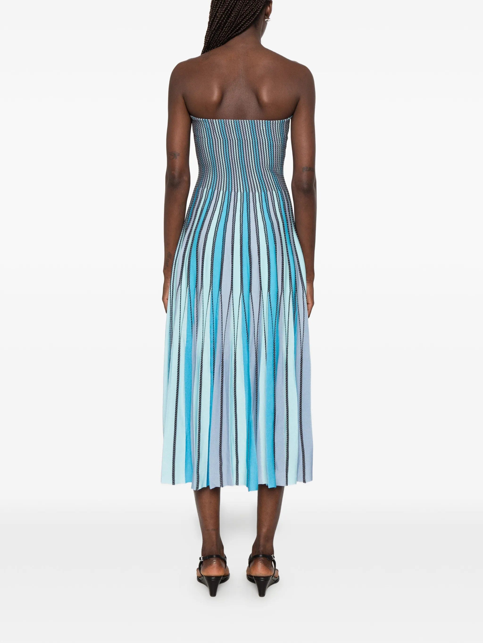 Simkhai Soleil striped midi dress